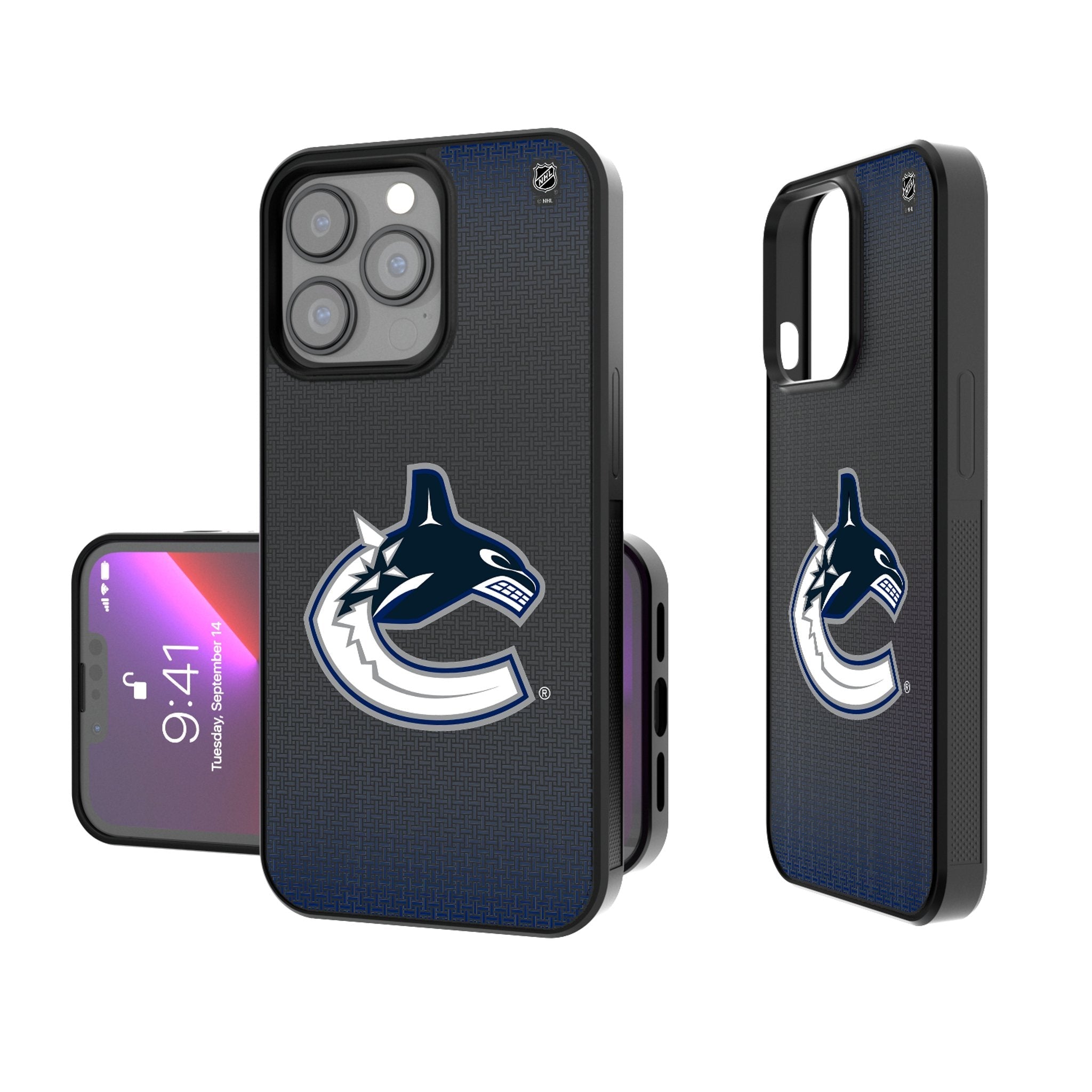 Vancouver Canucks Linen Bump Phone Case