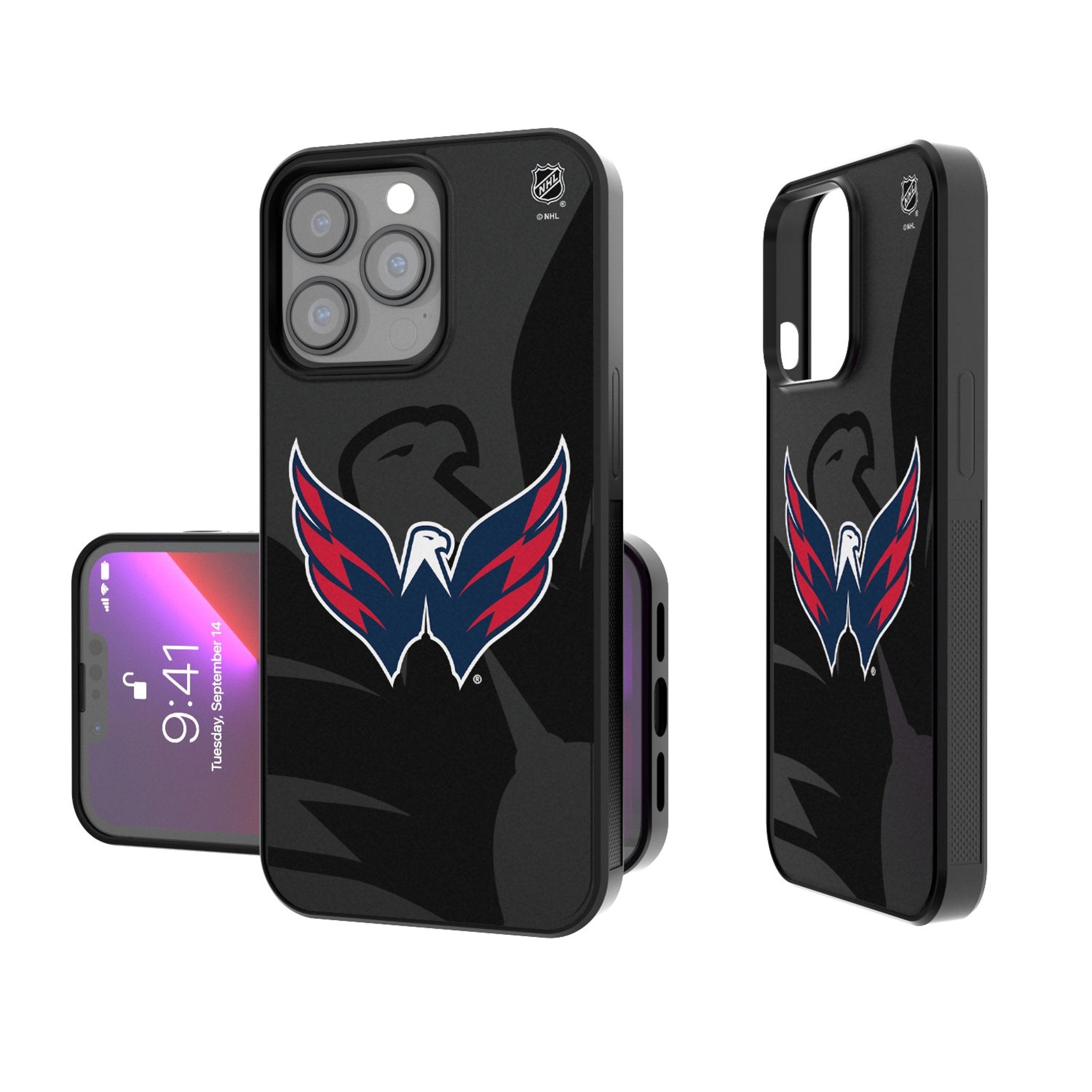 Washington Capitals Monocolor Tilt Bump Phone Case