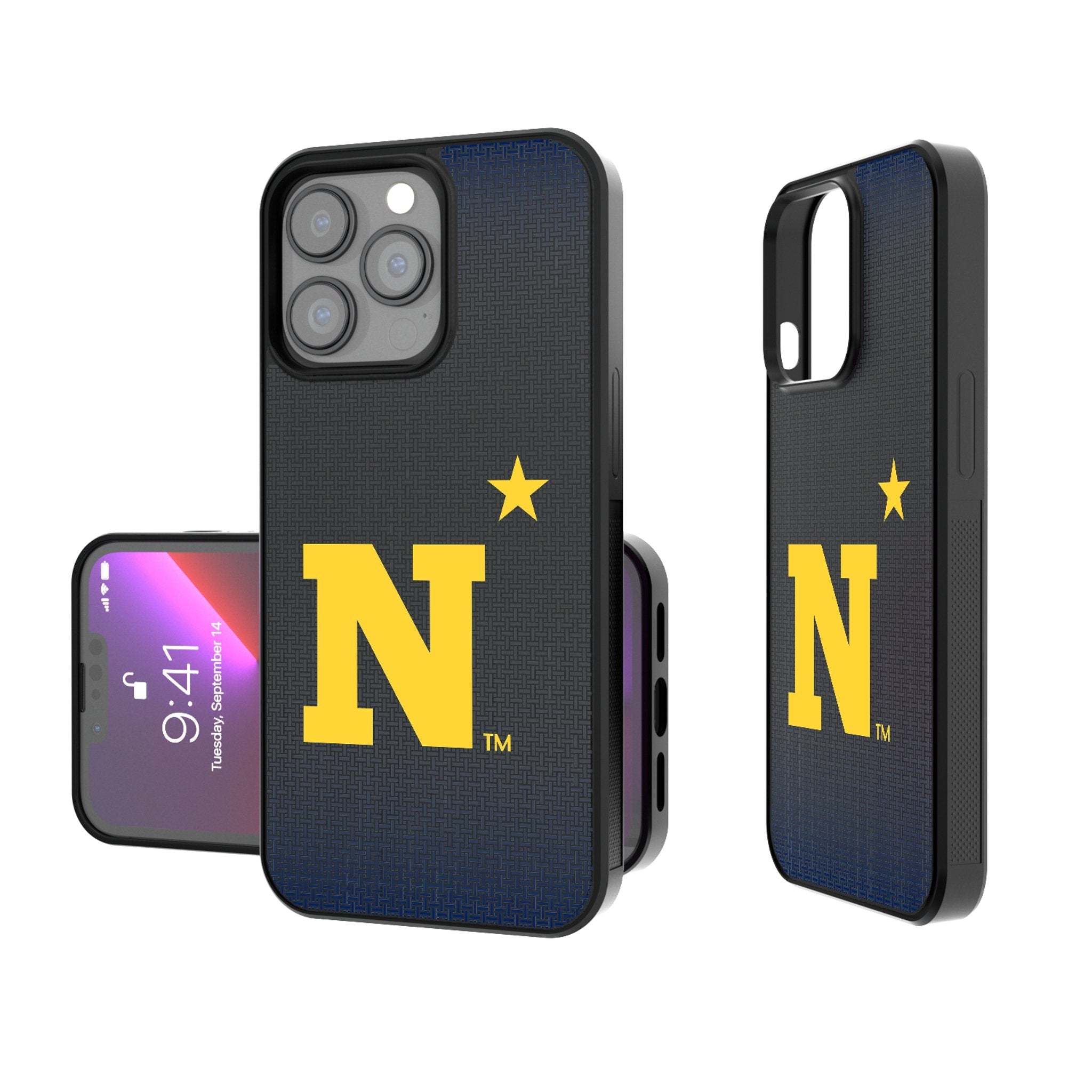 United State Naval Academy Midshipmen Linen Bump Phone Case