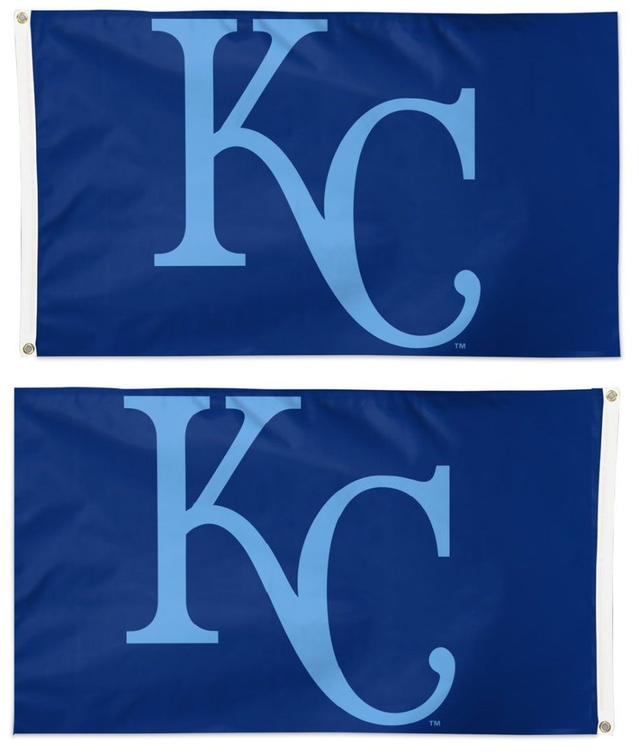 KC Royals Flag 3x5 Powder Blue 2 Sided