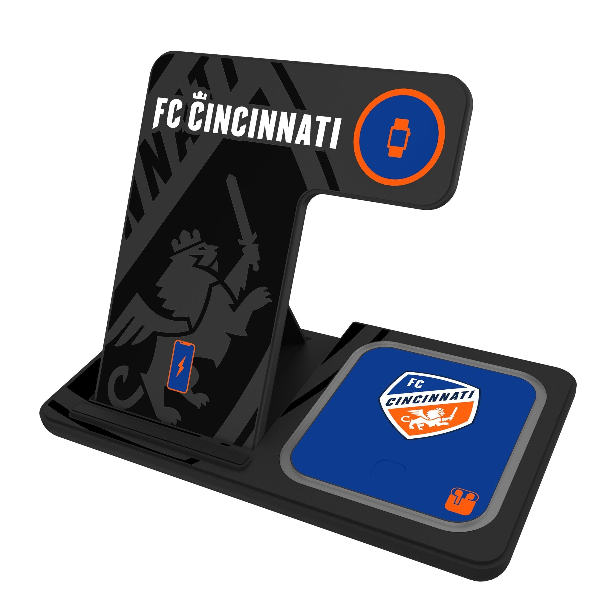 FC Cincinnati Monocolor Tilt 3 in 1 Charging Station 1