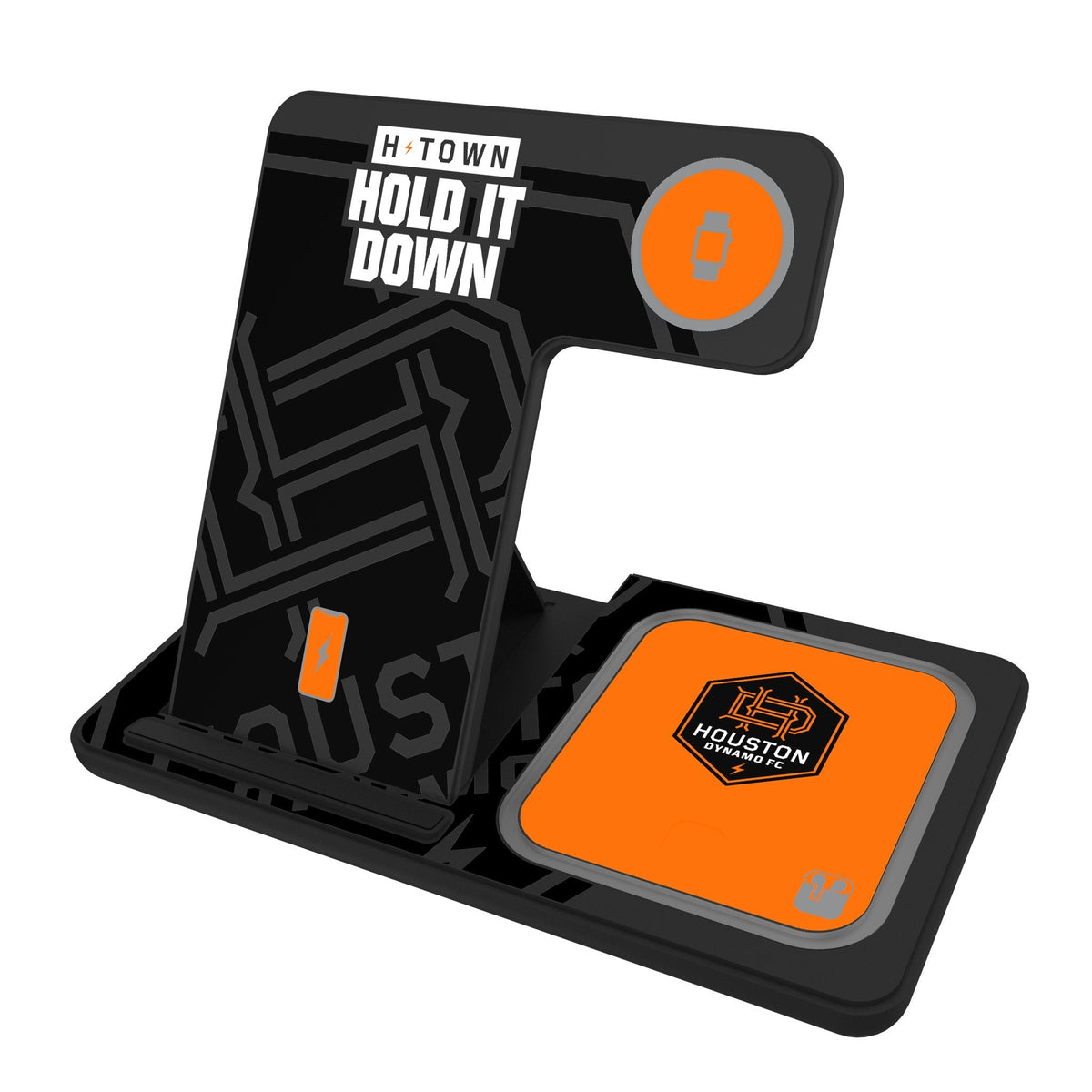 Houston Dynamo Monocolor Tilt 3 in 1 Charging Station 1