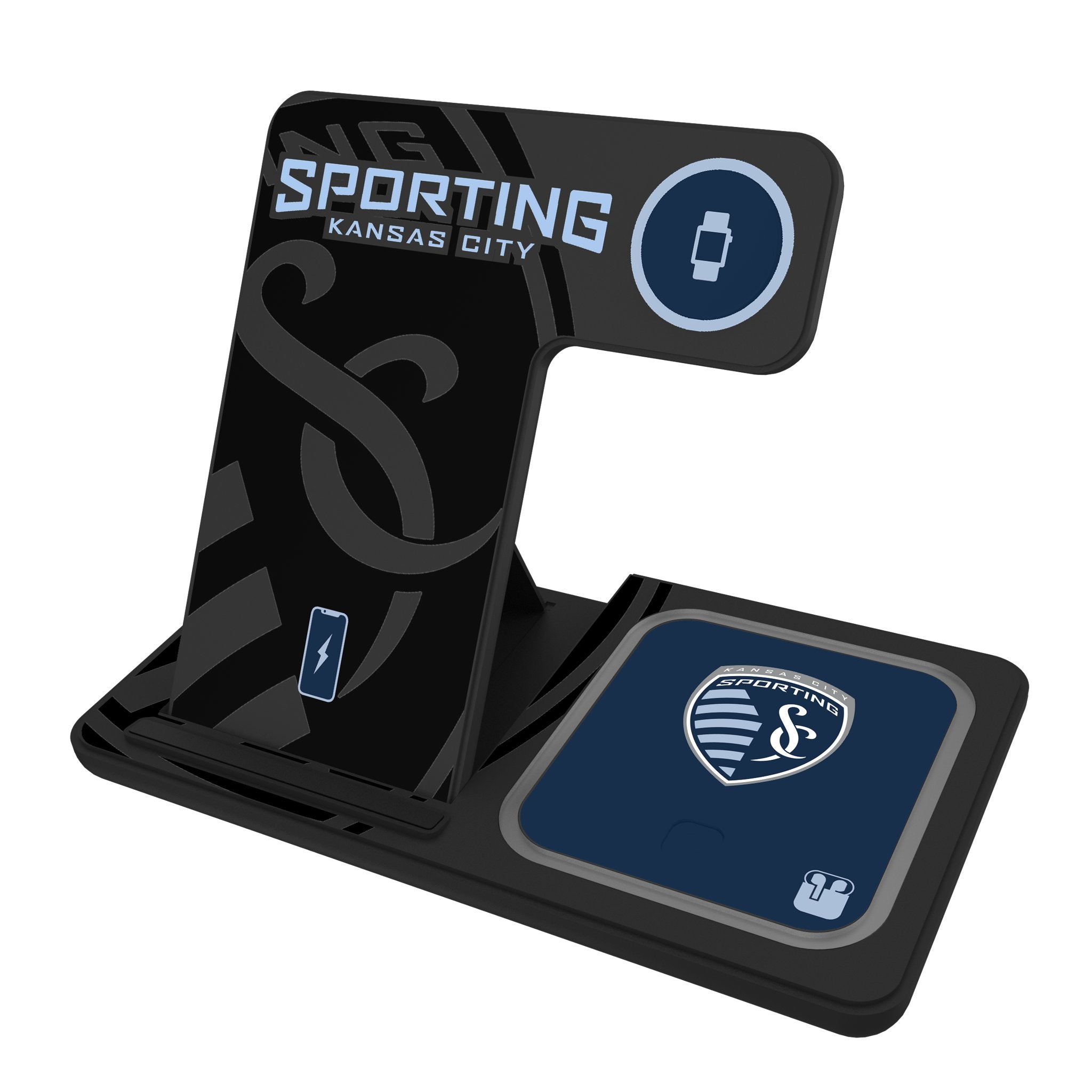 Sporting Kansas City Monocolor Tilt 3 in 1 Charging Station 1