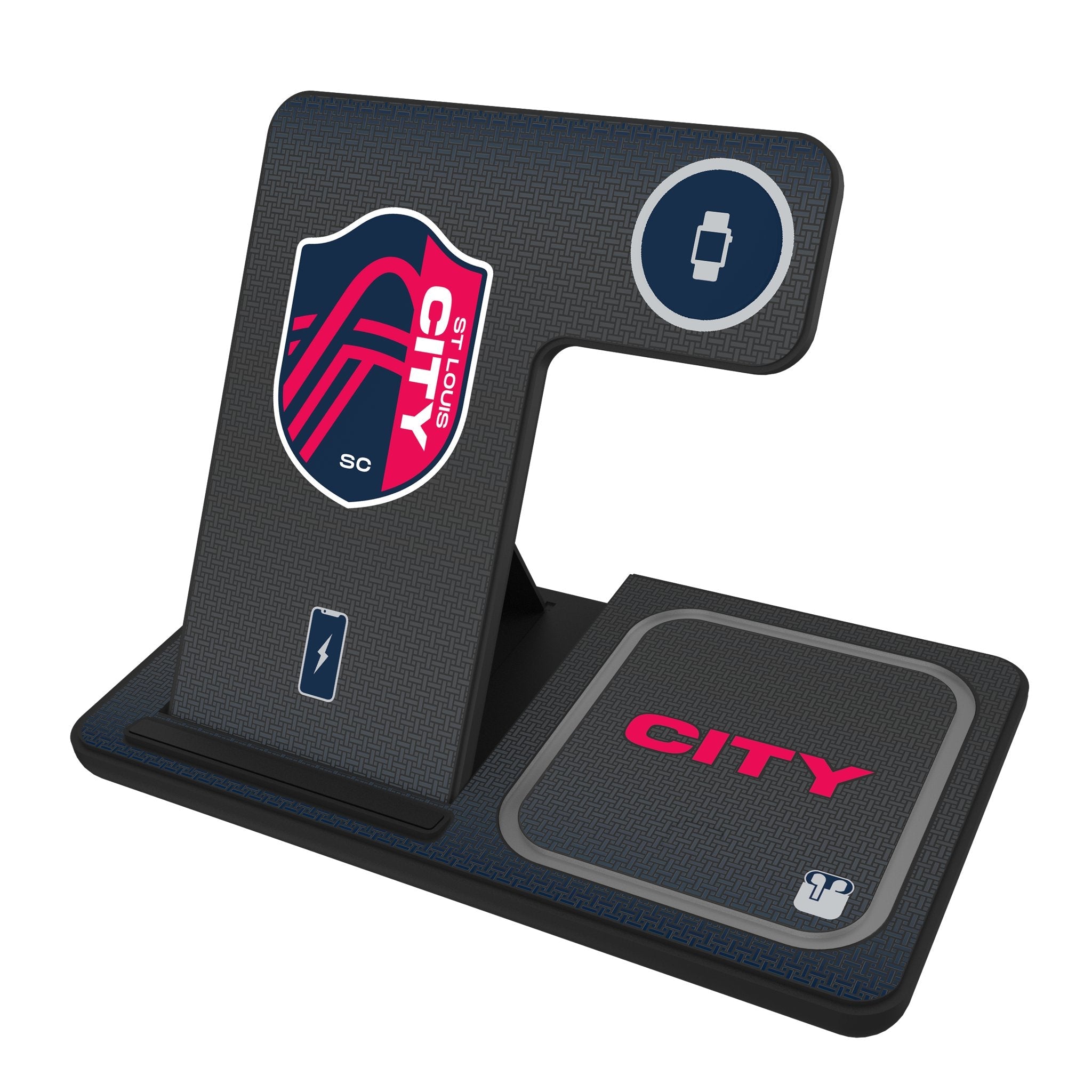 St. Louis CITY SC Linen 3 in 1 Charging Station
