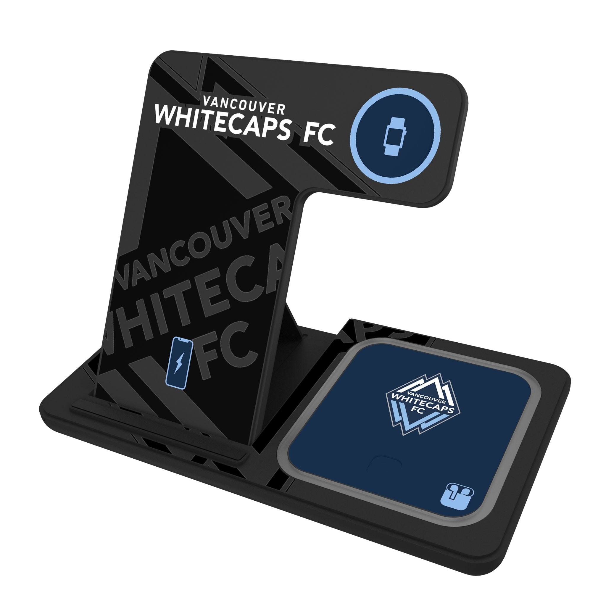Vancouver Whitecaps Monocolor Tilt 3 in 1 Charging Station