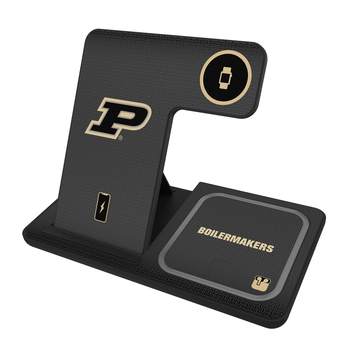 Purdue University Boilermakers Linen 3 in 1 Charging Station 1
