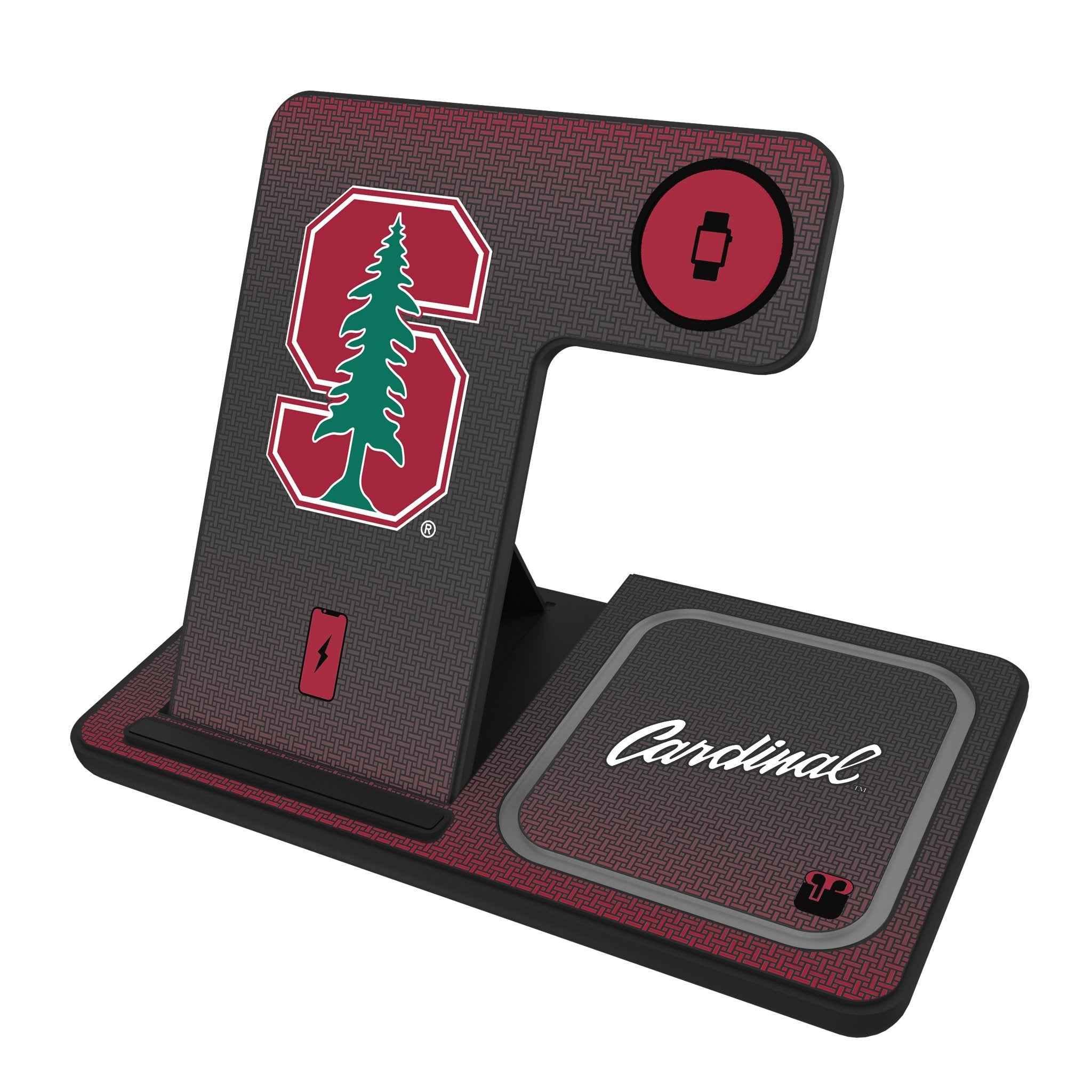 Stanford University Cardinal Linen 3 in 1 Charging Station