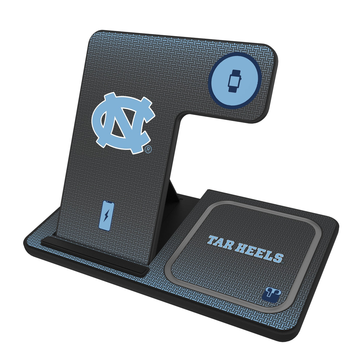 University of North Carolina Tar Heels Linen 3 in 1 Charging Station 1