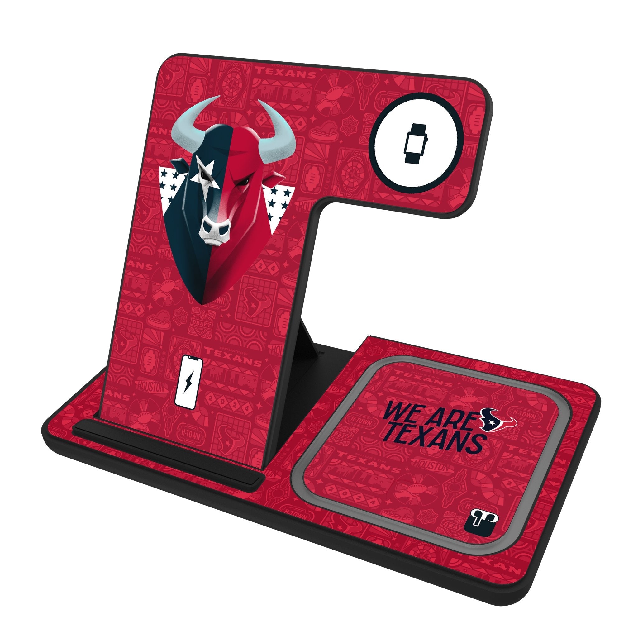 Houston Texans 2024 Illustrated Limited Edition 3 in 1 Charging Station 1