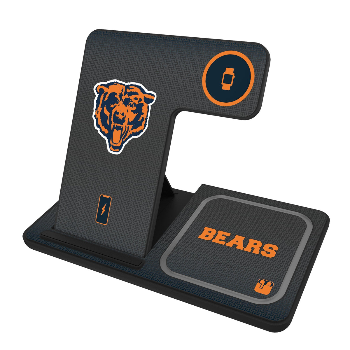 Chicago Bears 1946 Historic Collection Linen 3 in 1 Charging Station 1