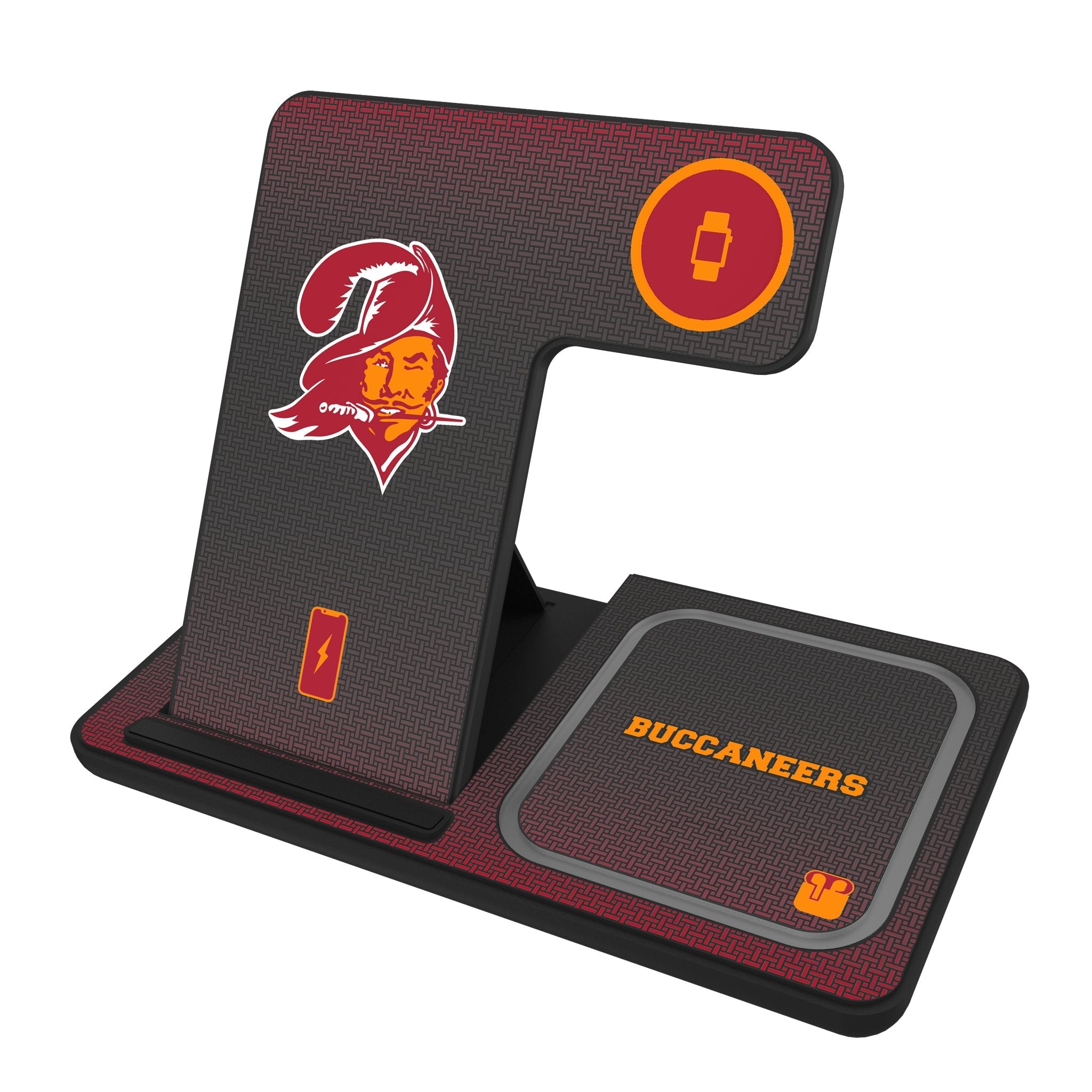 Tampa Bay Buccaneers Historic Collection Linen 3 in 1 Charging Station 1