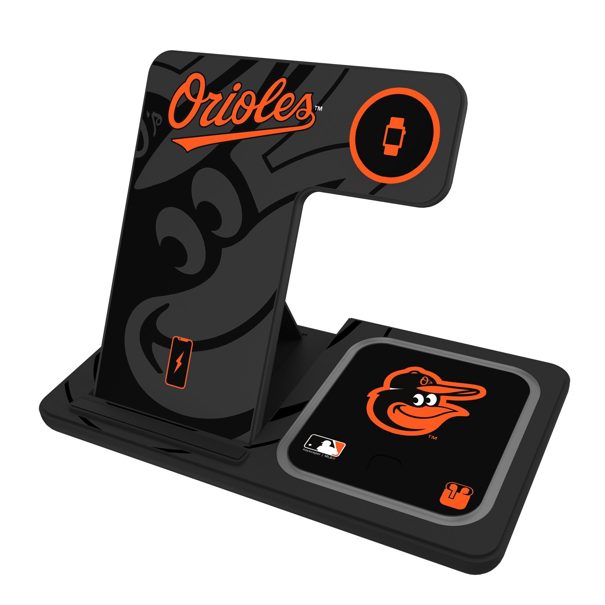 Baltimore Orioles Monocolor Tilt 3 in 1 Charging Station