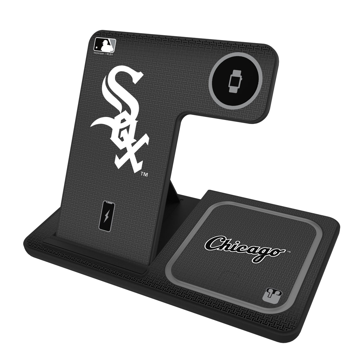 Chicago White Sox Linen 3 in 1 Charging Station 1