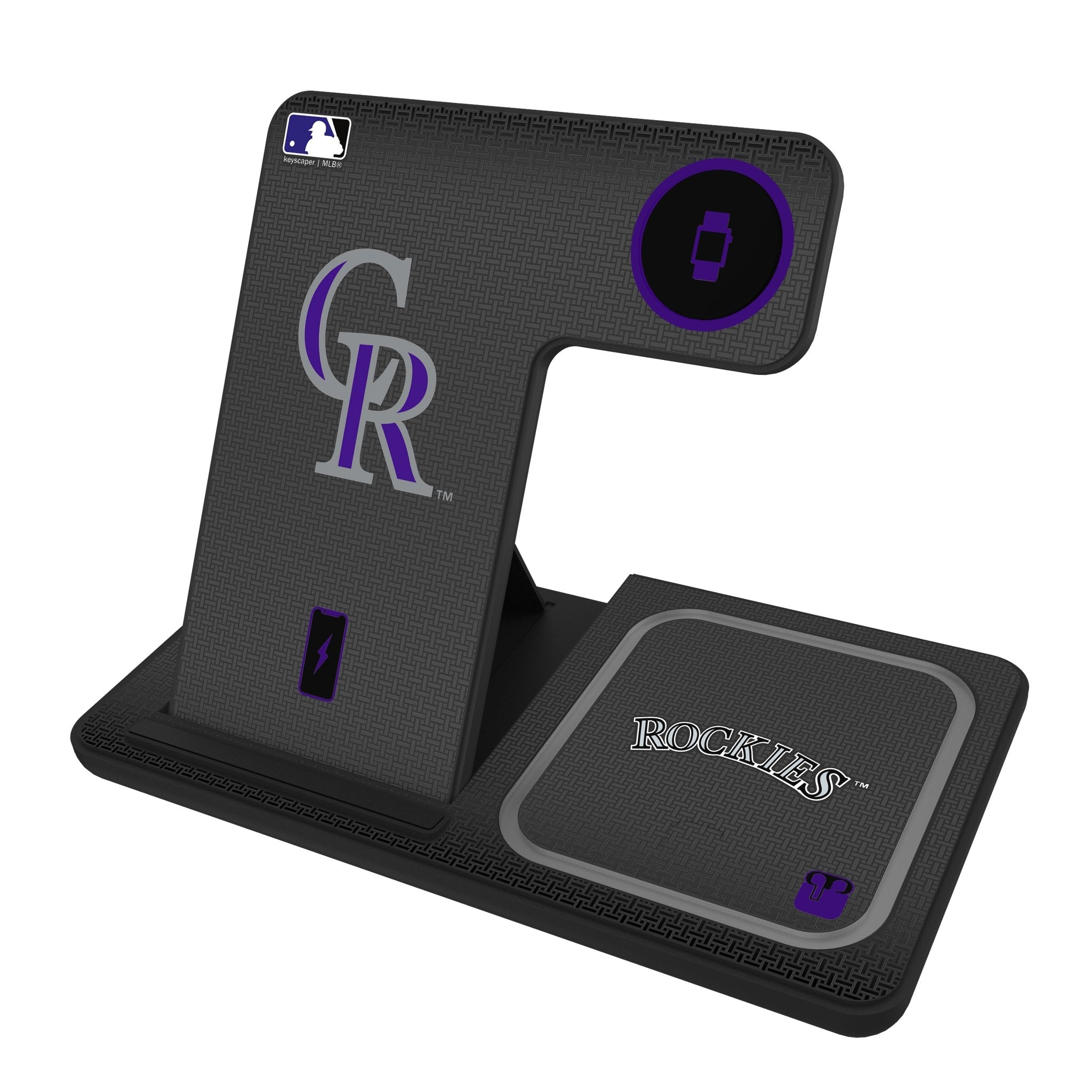 Colorado Rockies Linen 3 in 1 Charging Station 1