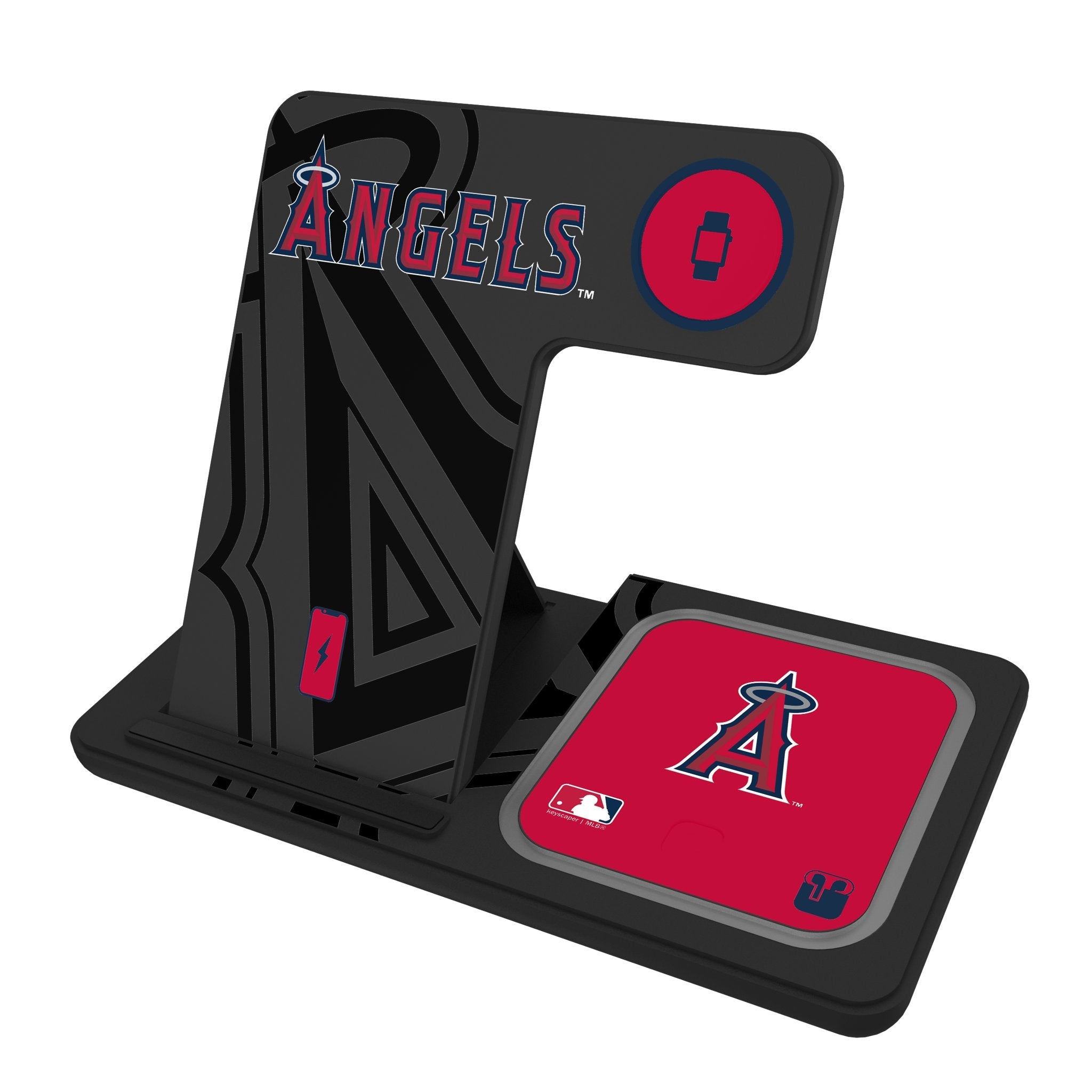 Los Angeles Angels Monocolor Tilt 3 in 1 Charging Station 1