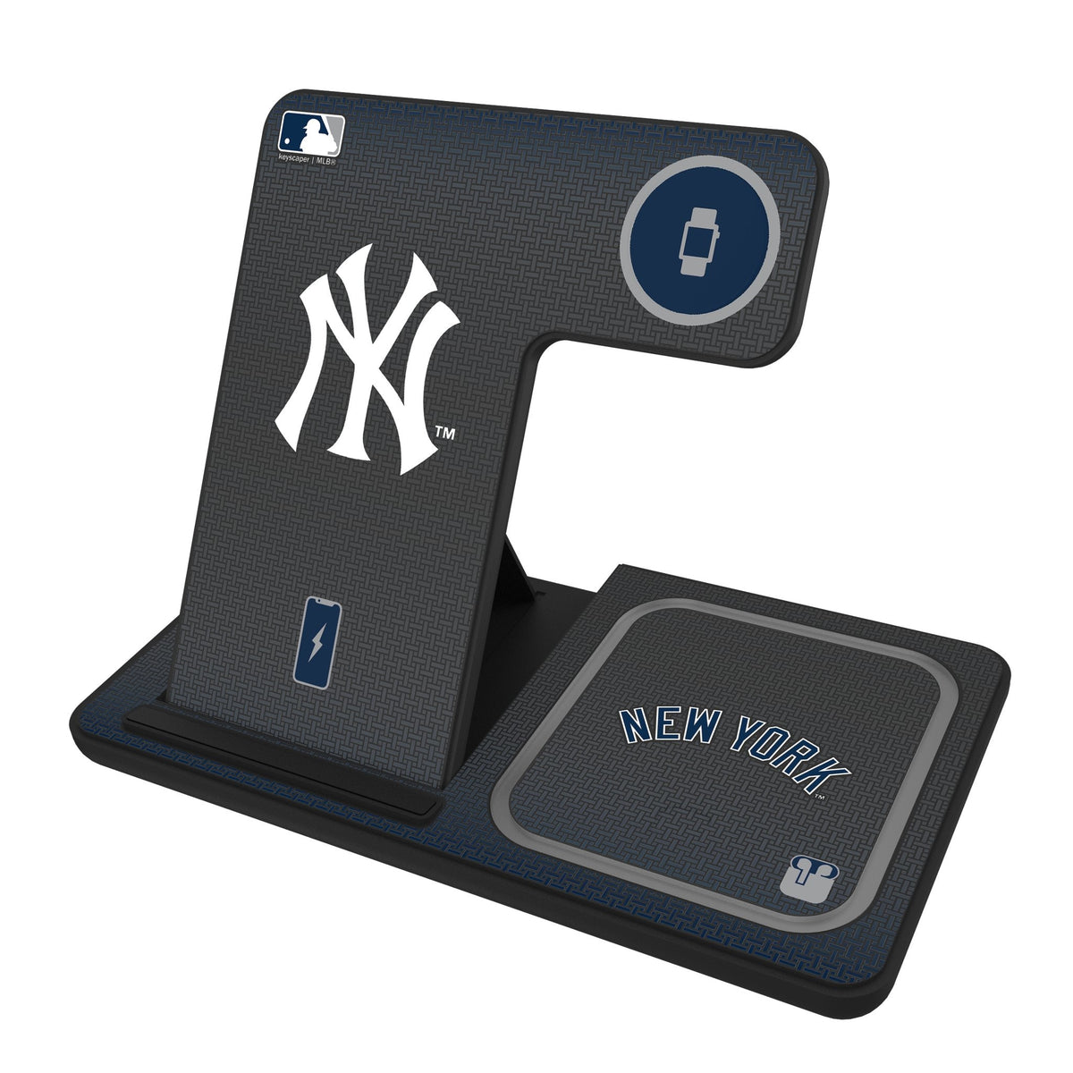 New York Yankees Linen 3 in 1 Charging Station 1