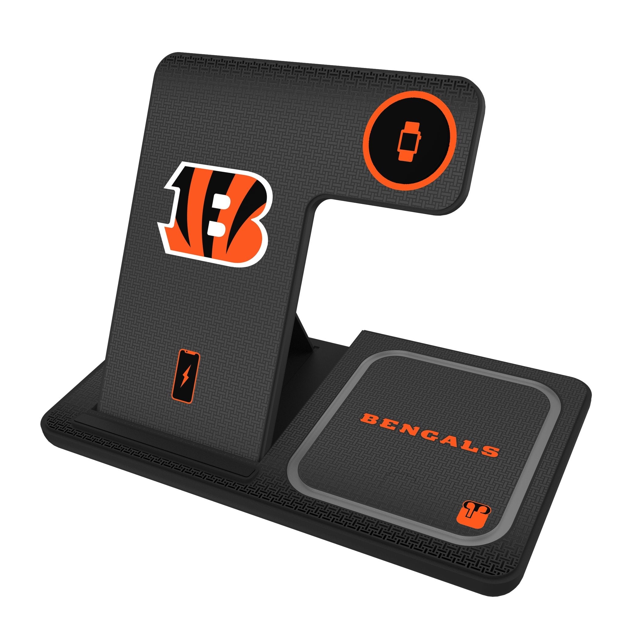 Cincinnati Bengals Linen 3 in 1 Charging Station 1