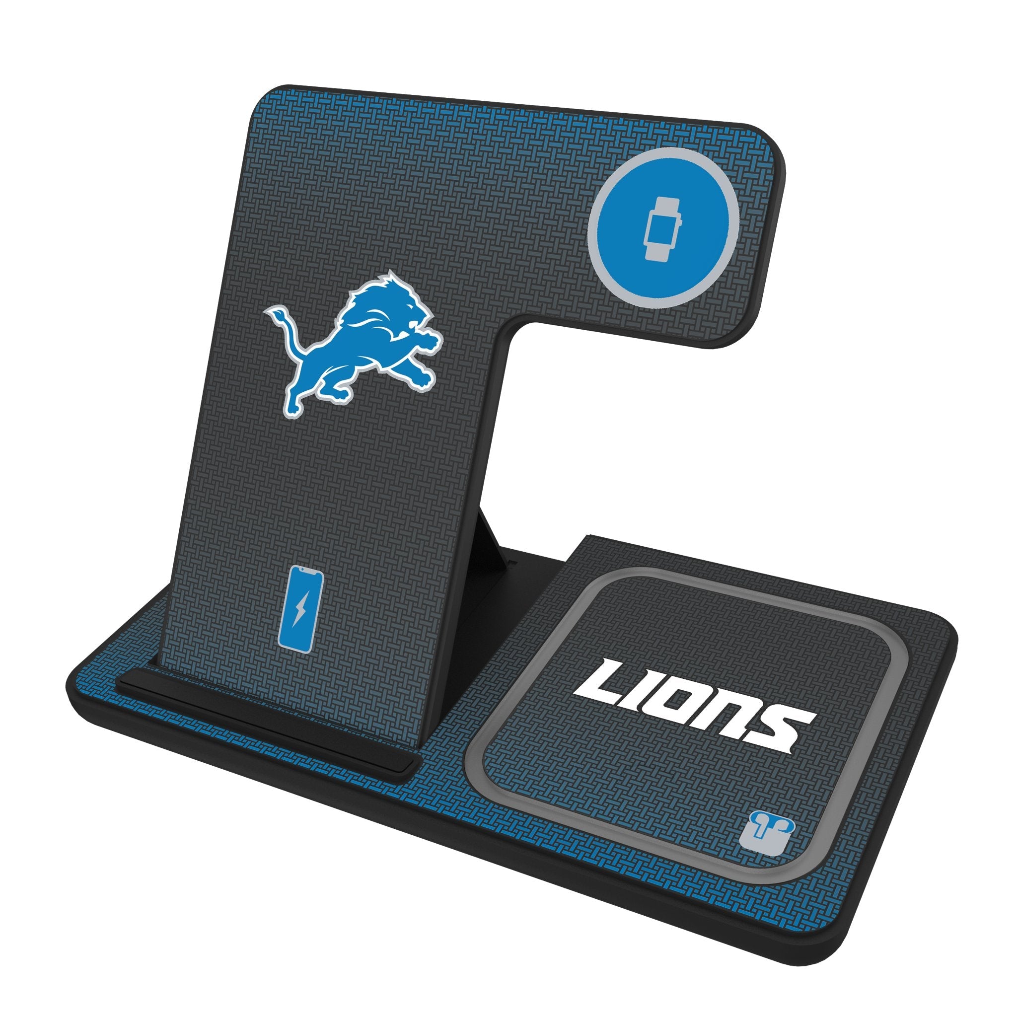 Detroit Lions Linen 3 in 1 Charging Station 1