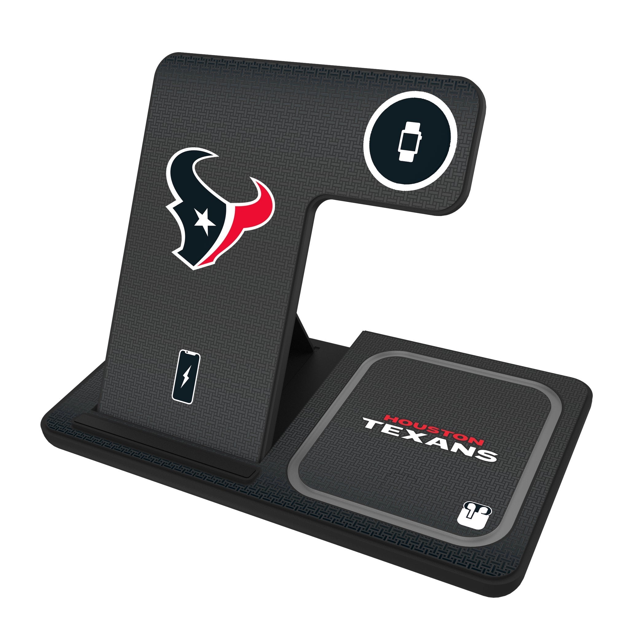 Houston Texans Linen 3 in 1 Charging Station 1