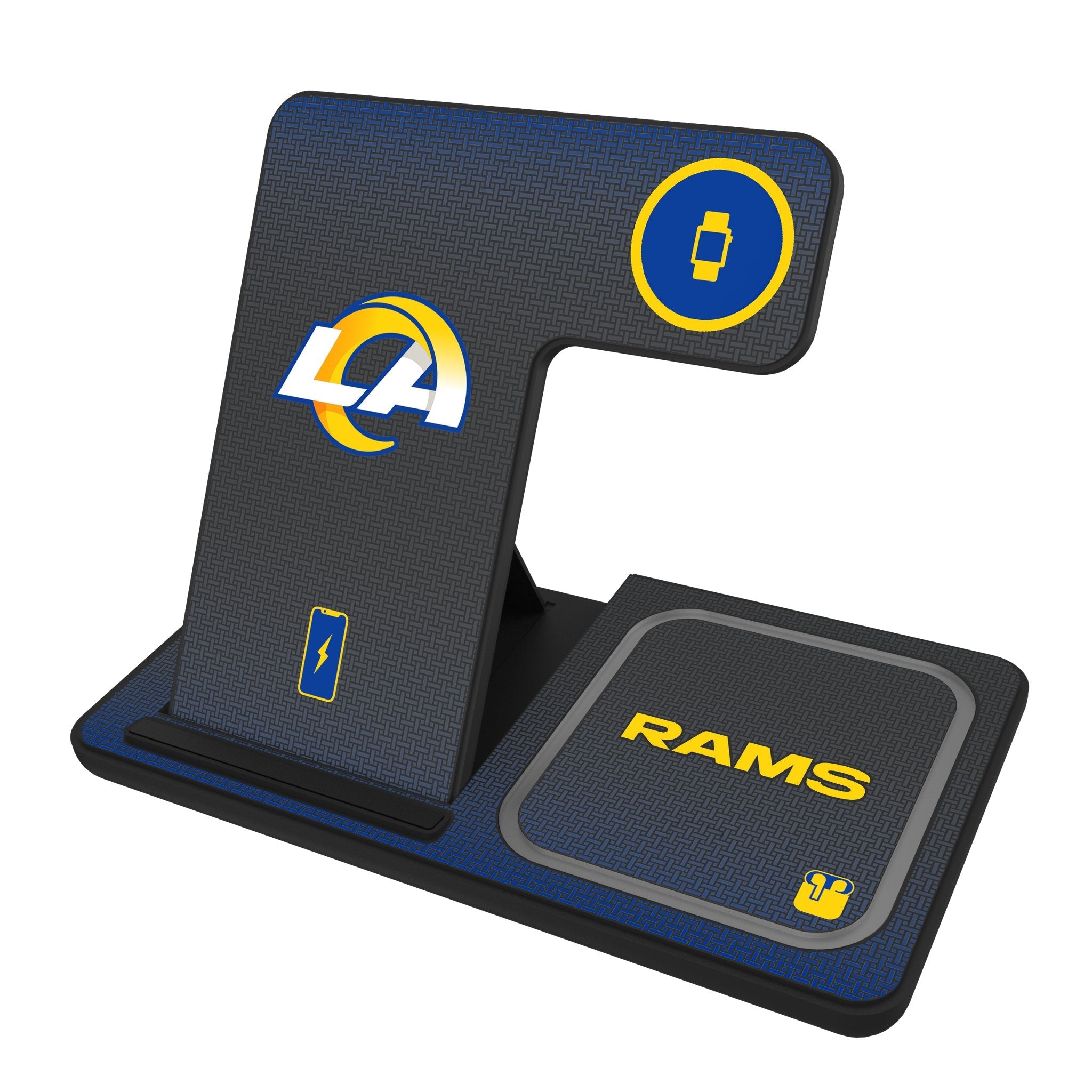 Los Angeles Rams Linen 3 in 1 Charging Station 1