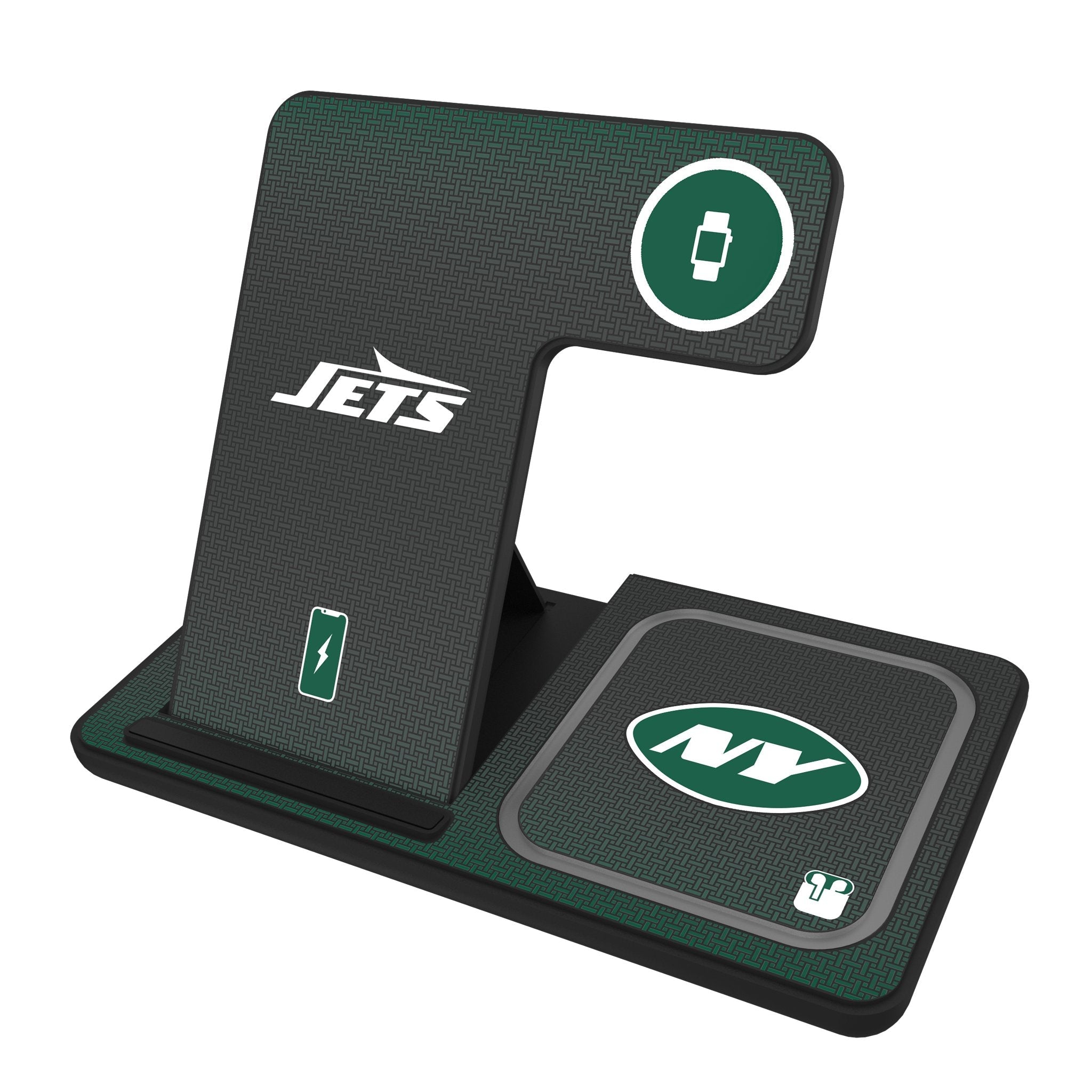 New York Jets Linen 3 in 1 Charging Station 1
