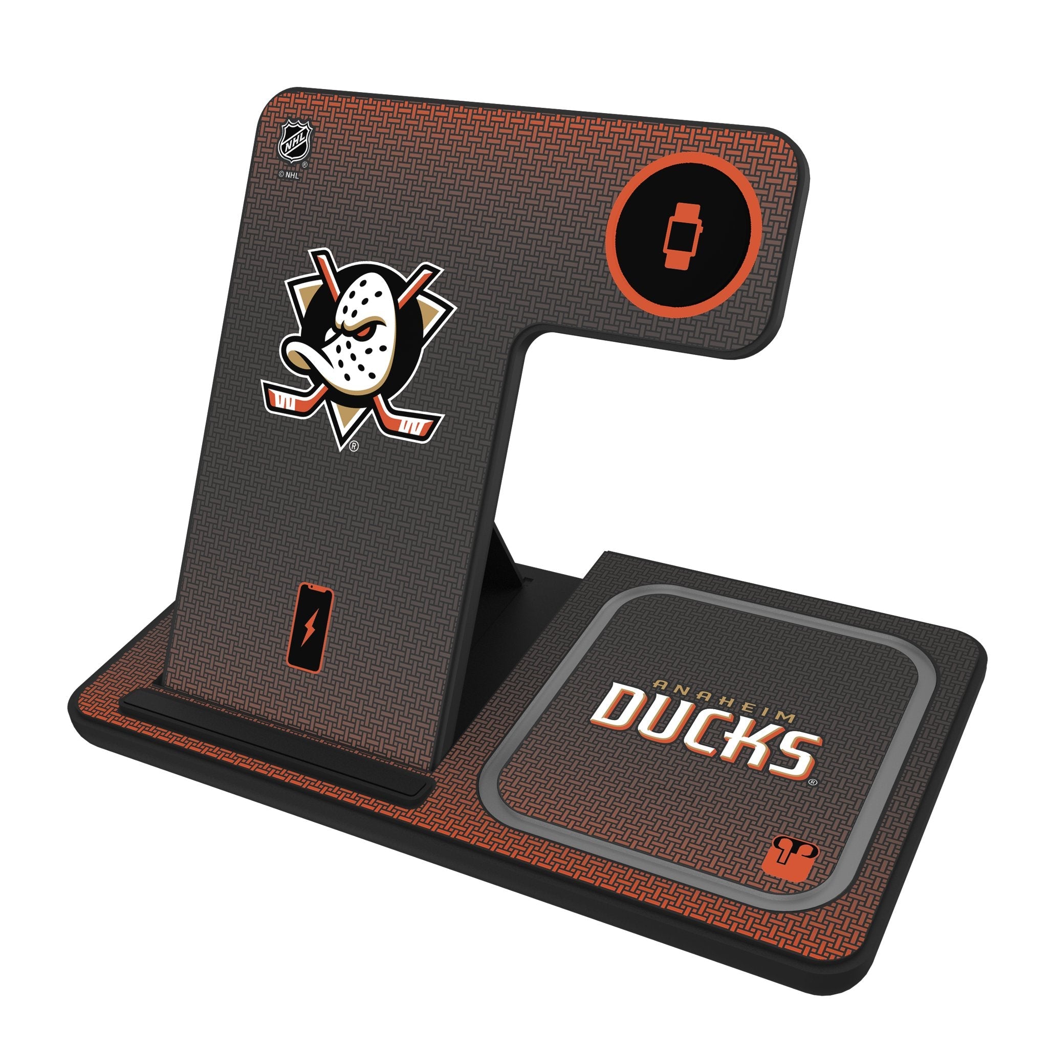 Anaheim Ducks Linen 3 in 1 Charging Station 1