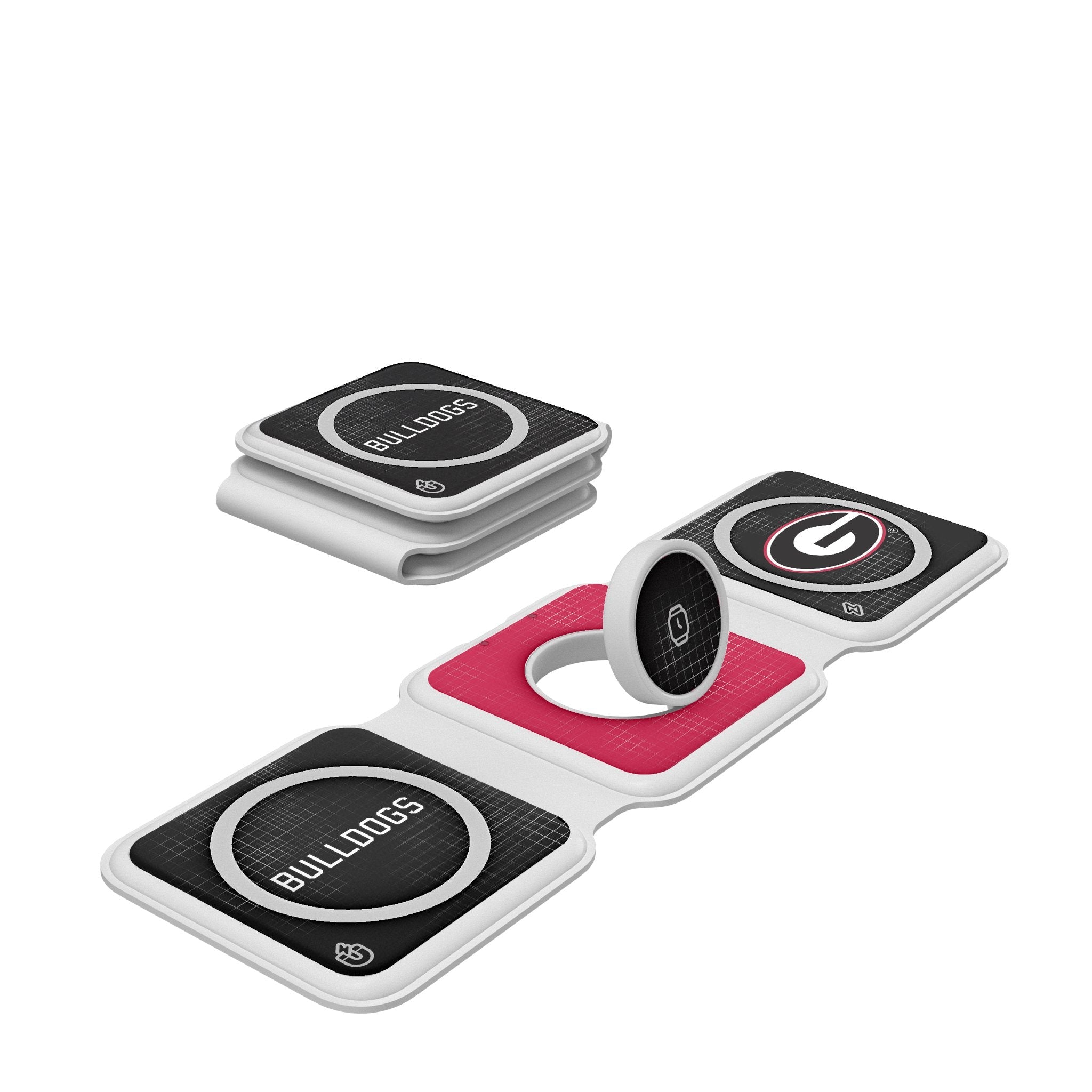 University of Georgia Bulldogs Hatch Foldable 3 in 1 Charger 1