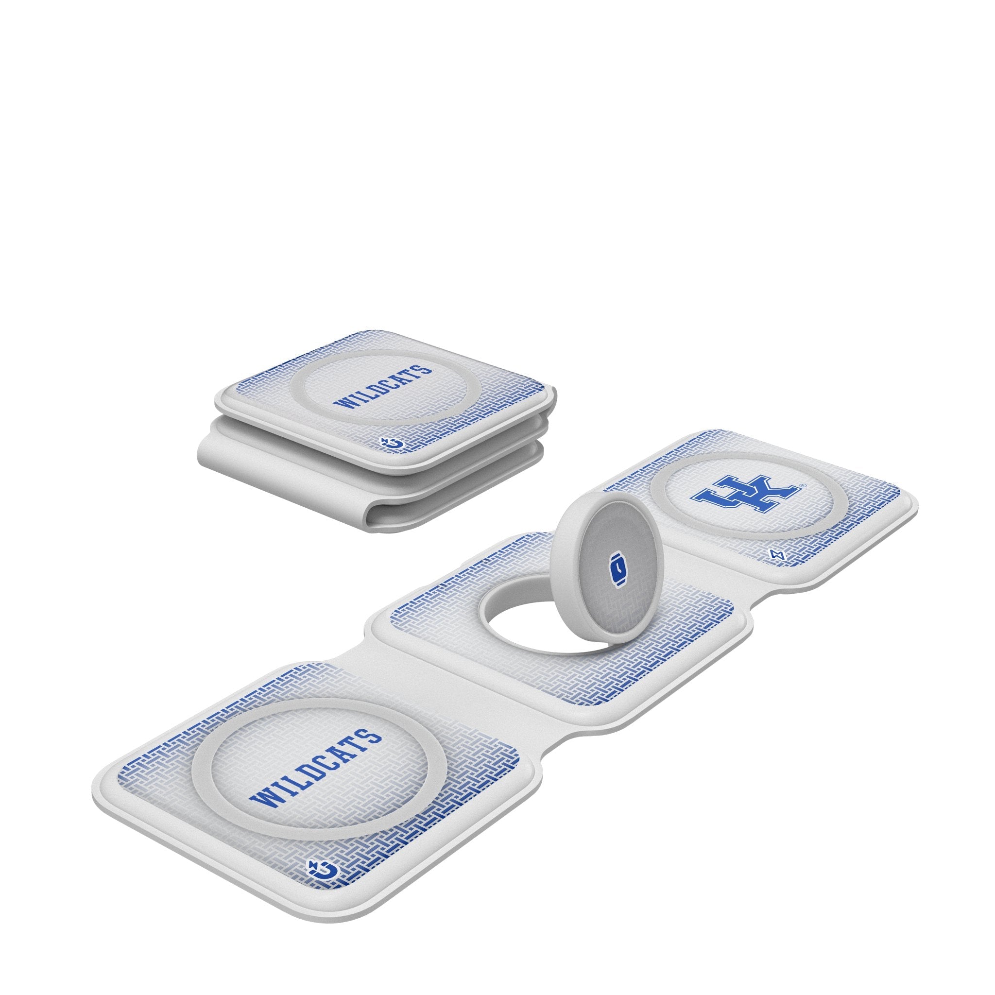 University of Kentucky Wildcats Linen Foldable 3 in 1 Charger 1