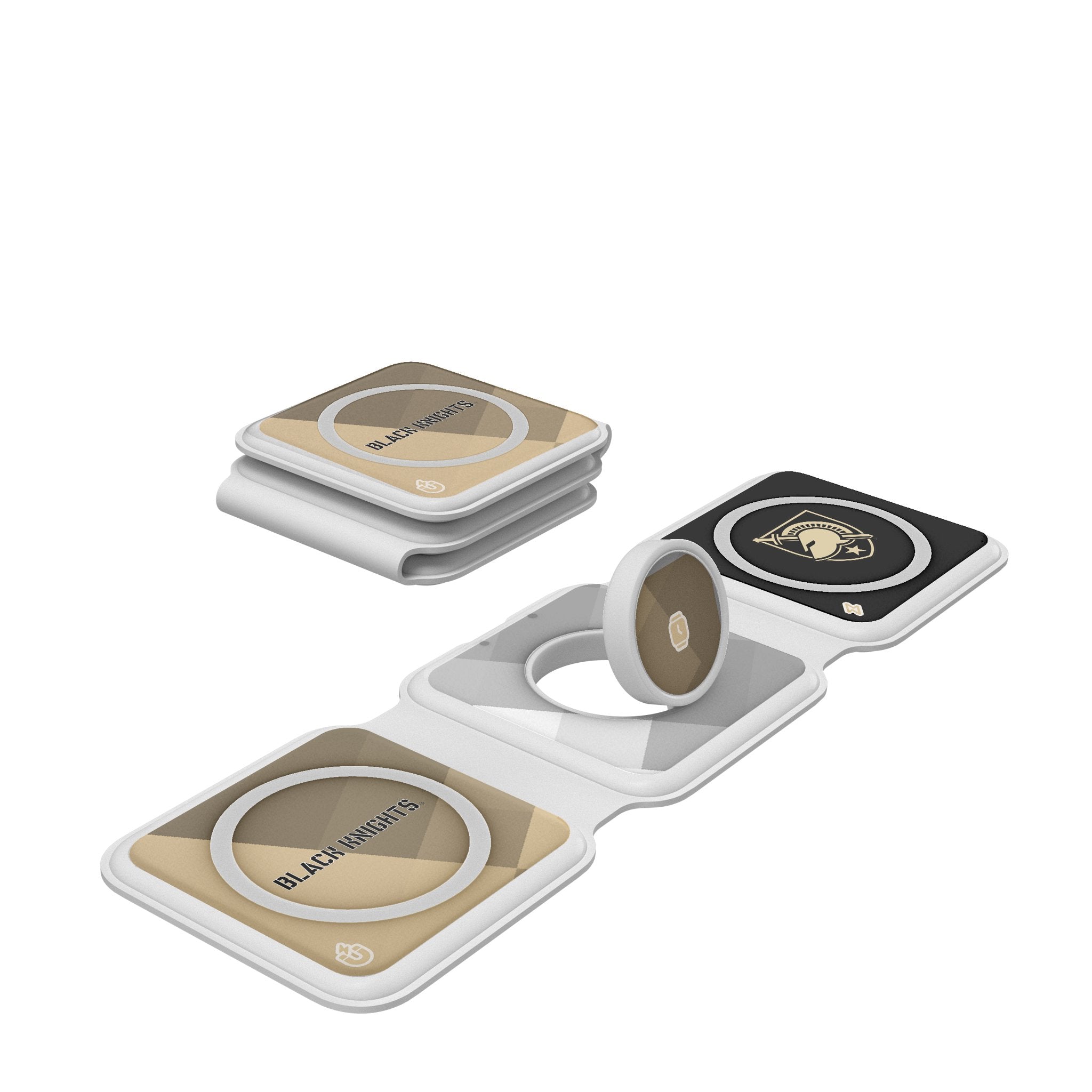 United States Military Academy Black Knights Color Block Foldable 3 in 1 Charger 1