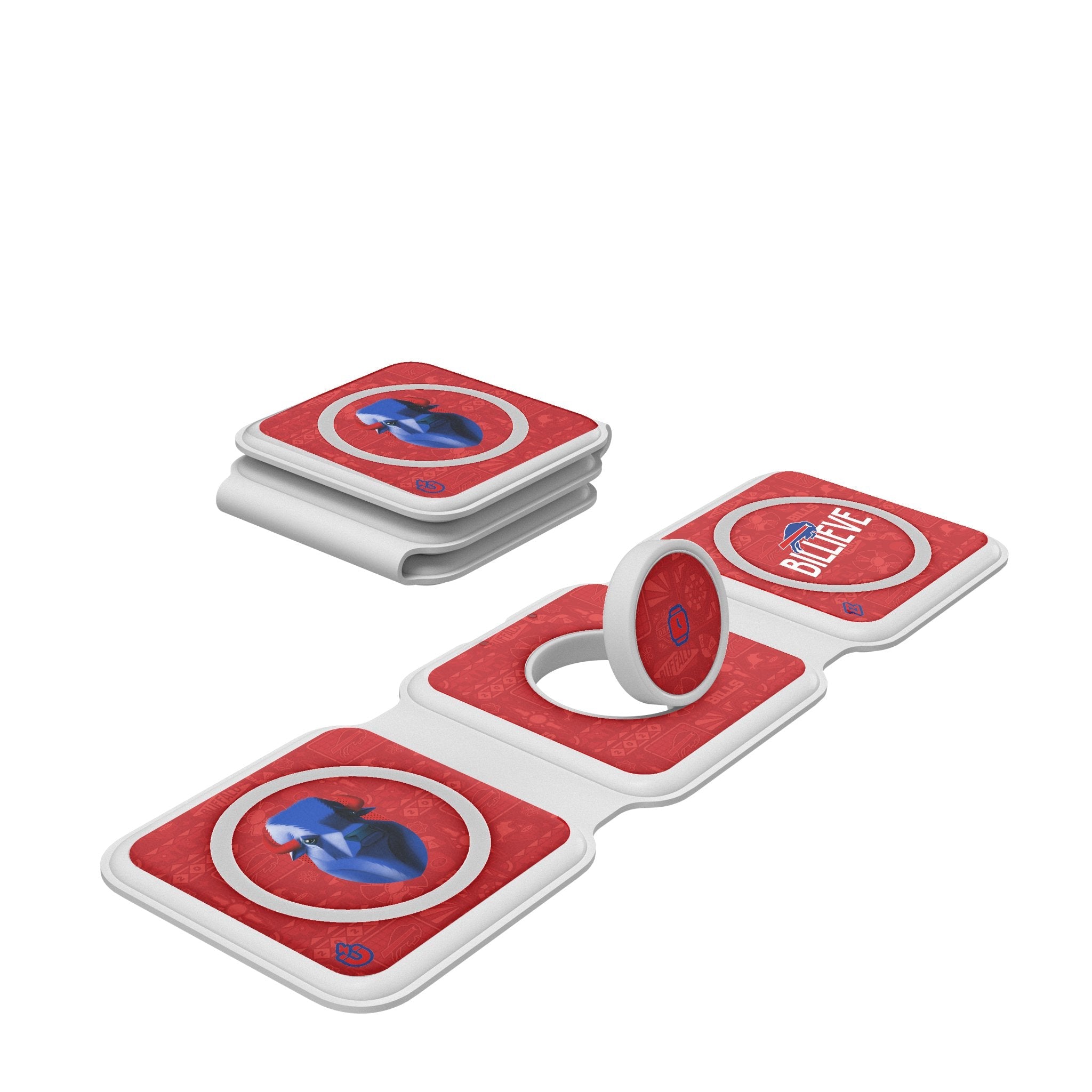 Buffalo Bills 2024 Illustrated Limited Edition Foldable 3 in 1 Charger 1