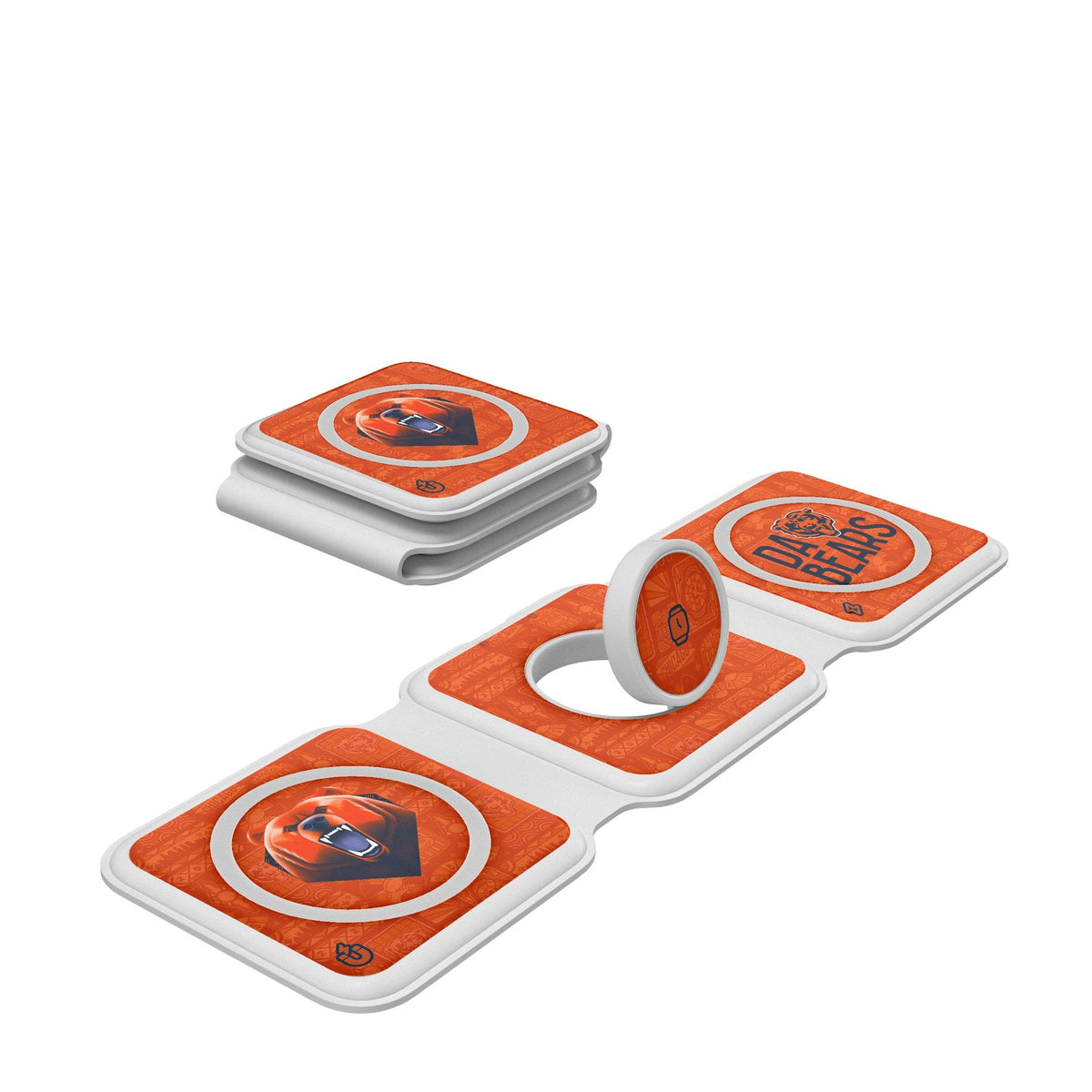 Chicago Bears 2024 Illustrated Limited Edition Foldable 3 in 1 Charger 1