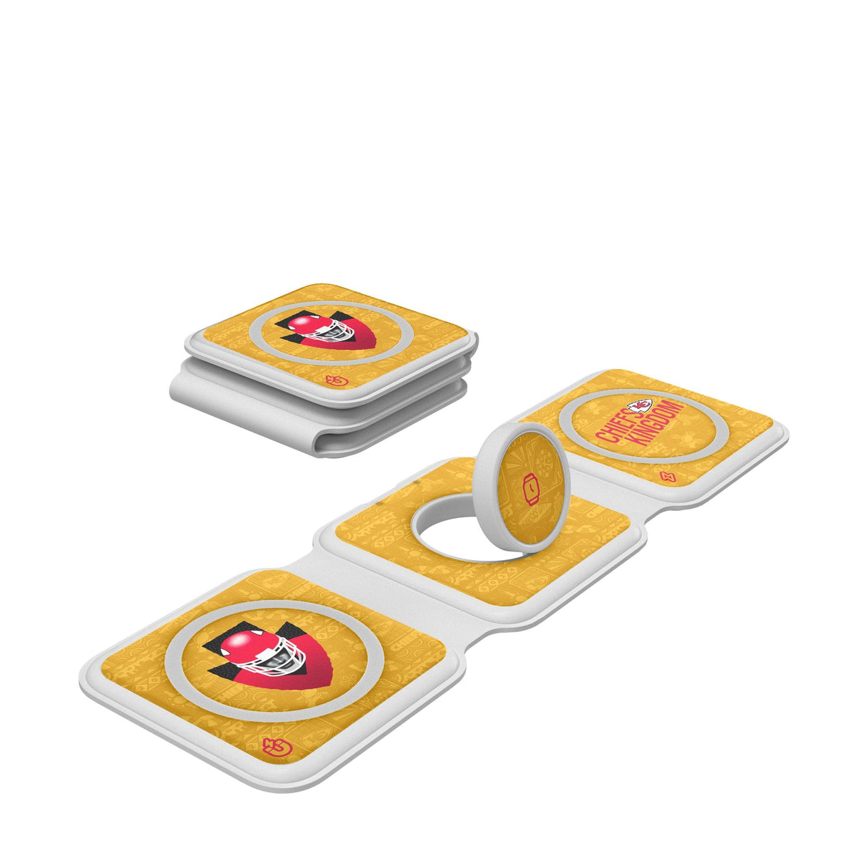 Kansas City Chiefs 2024 Illustrated Limited Edition Foldable 3 in 1 Charger 1