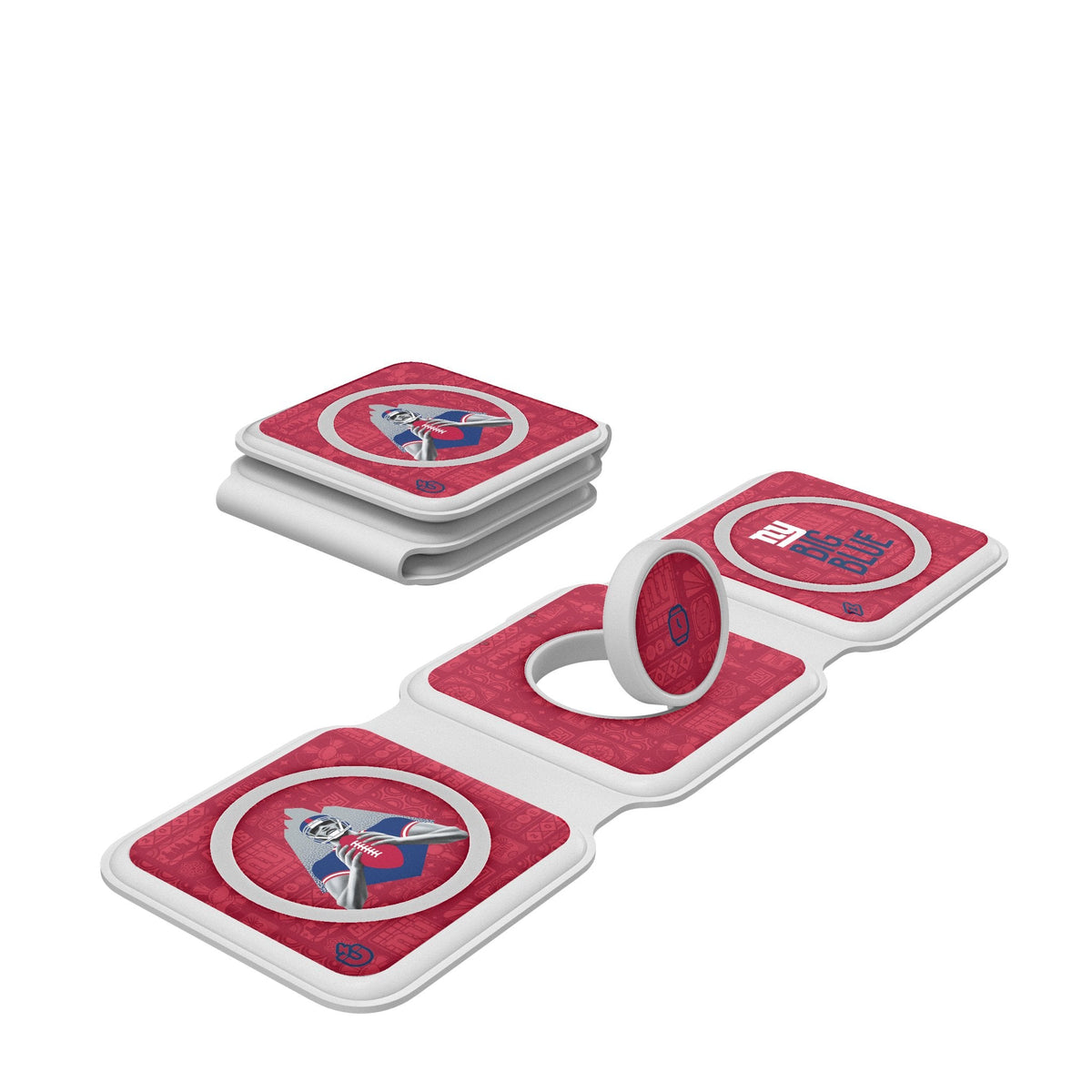 New York Giants 2024 Illustrated Limited Edition Foldable 3 in 1 Charger 1