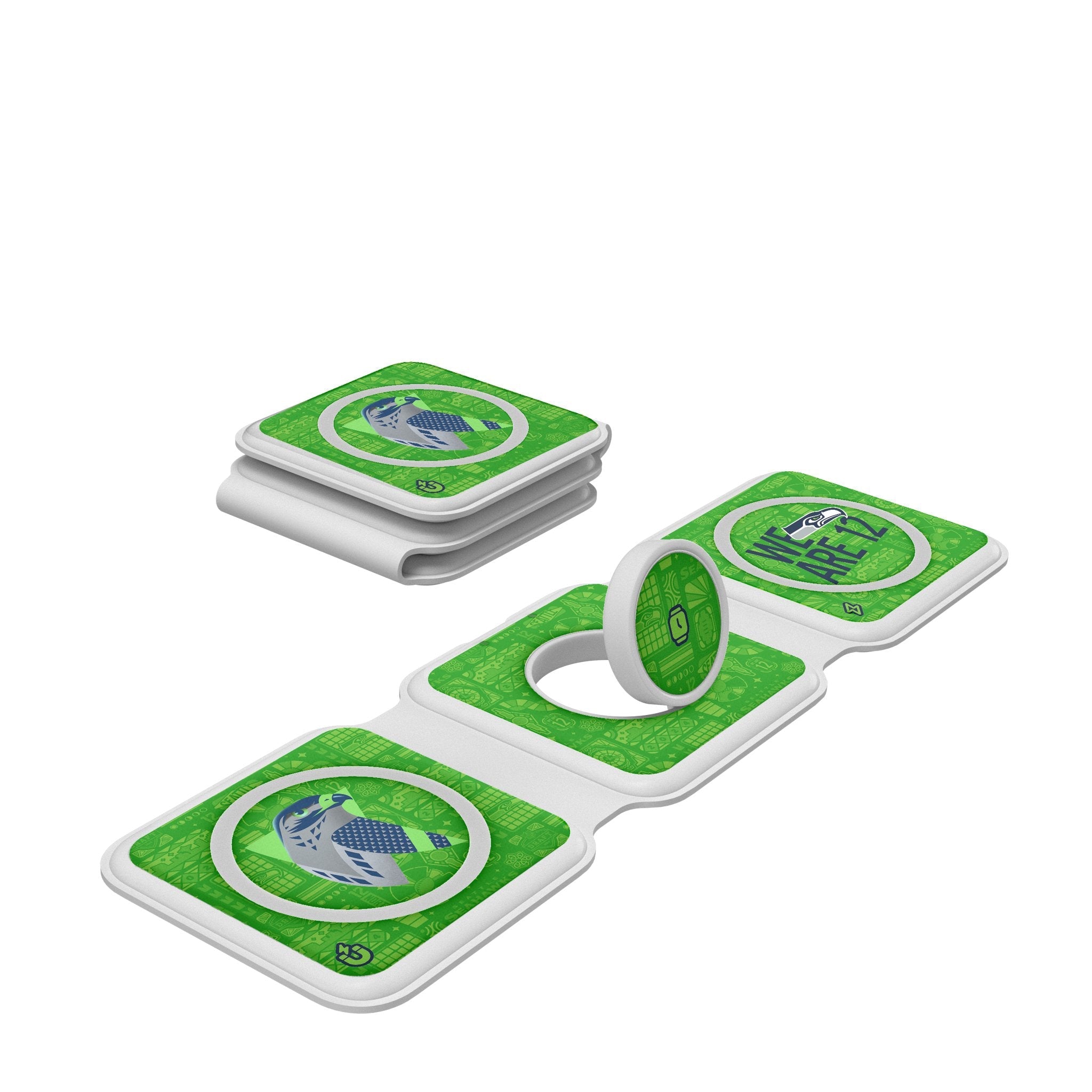 Seattle Seahawks 2024 Illustrated Limited Edition Foldable 3 in 1 Charger 1