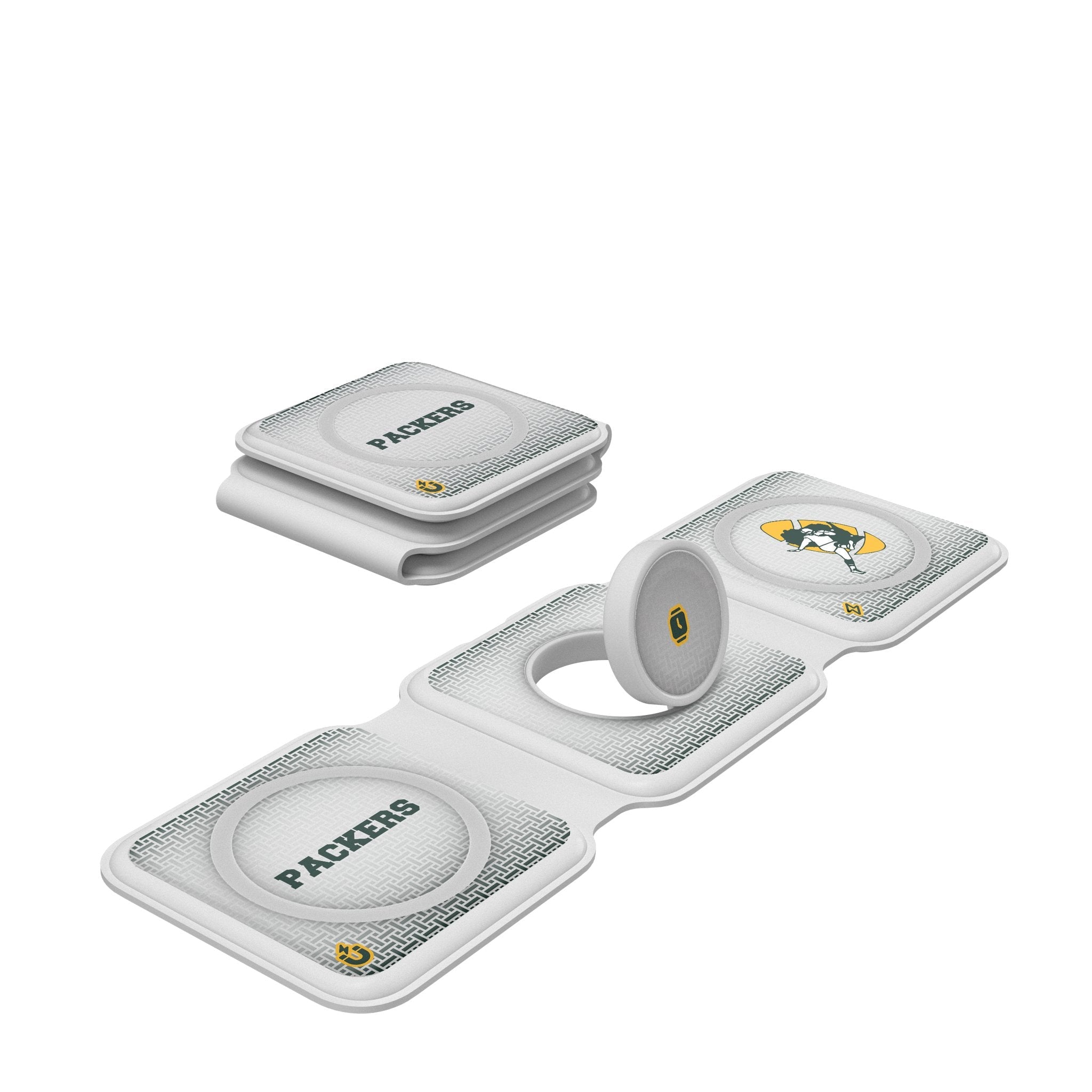 Green Bay Packers Historic Collection Linen Foldable 3 in 1 Charger