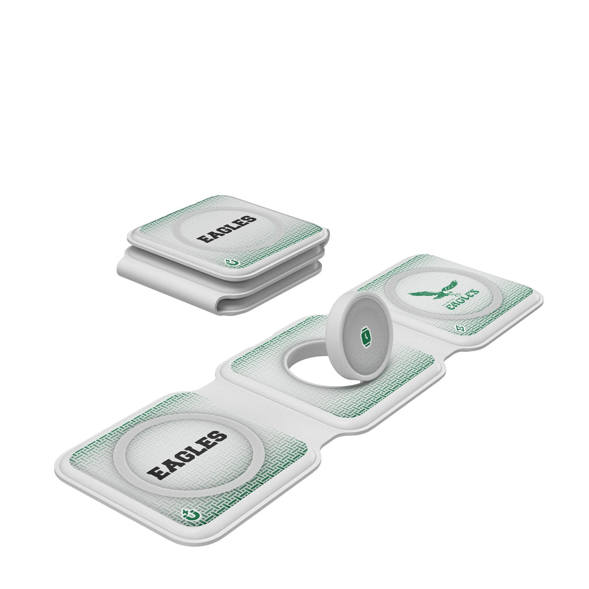 Philadelphia Eagles 1973-1995 Historic Collection Linen Foldable 3 in 1 Charger 1