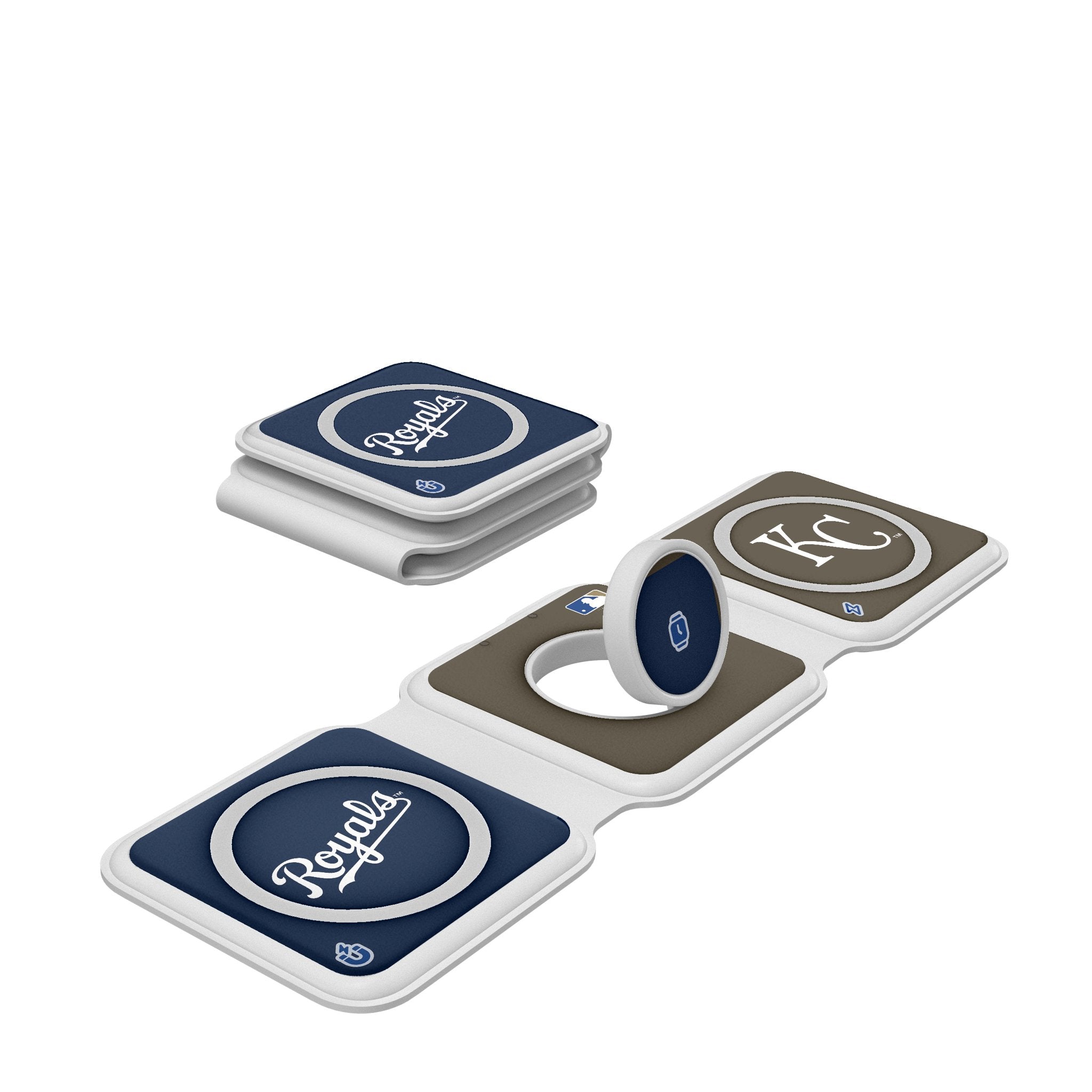 Kansas City Royals Color Block Foldable 3 in 1 Charger 1