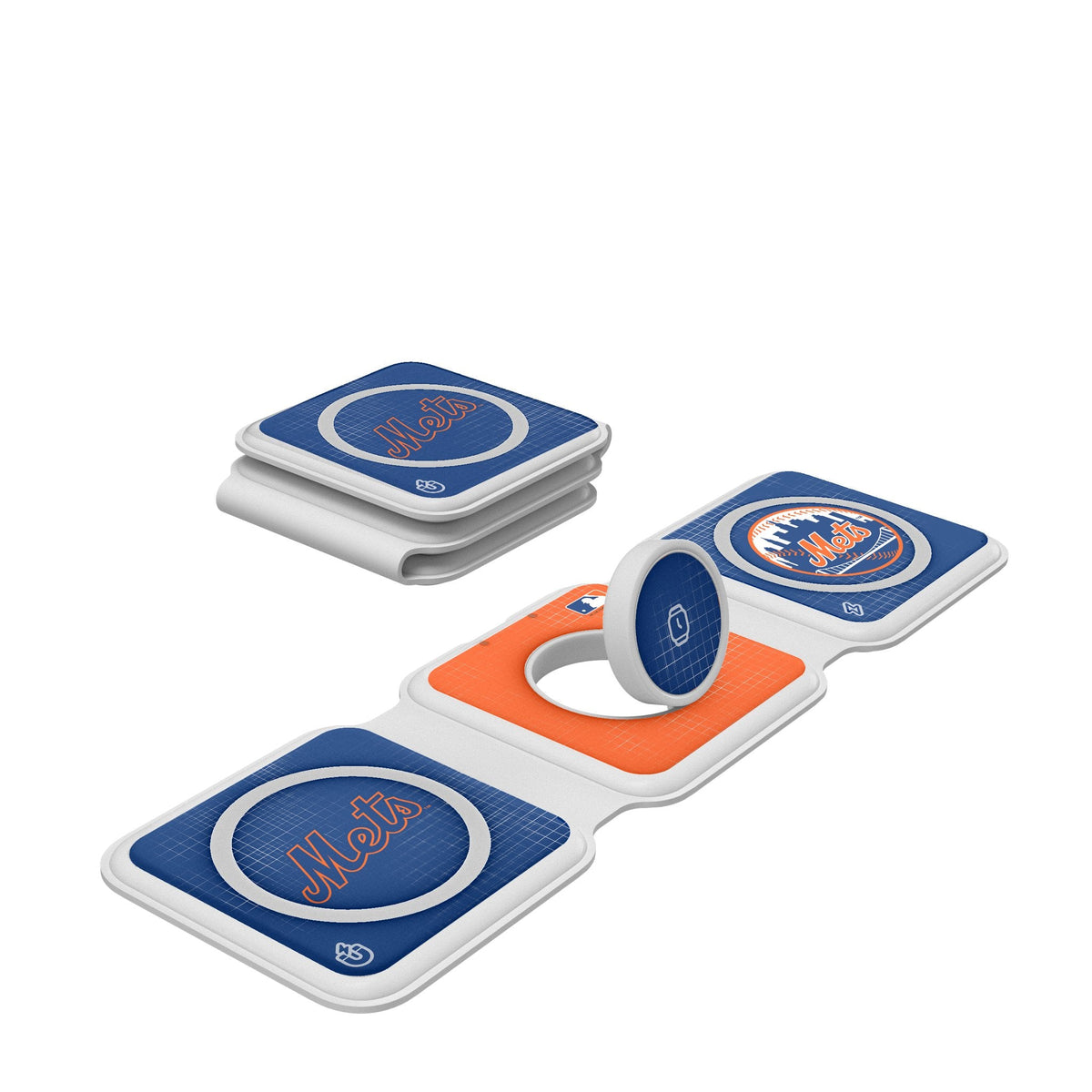 New York Mets Hatch Foldable 3 in 1 Charger 1