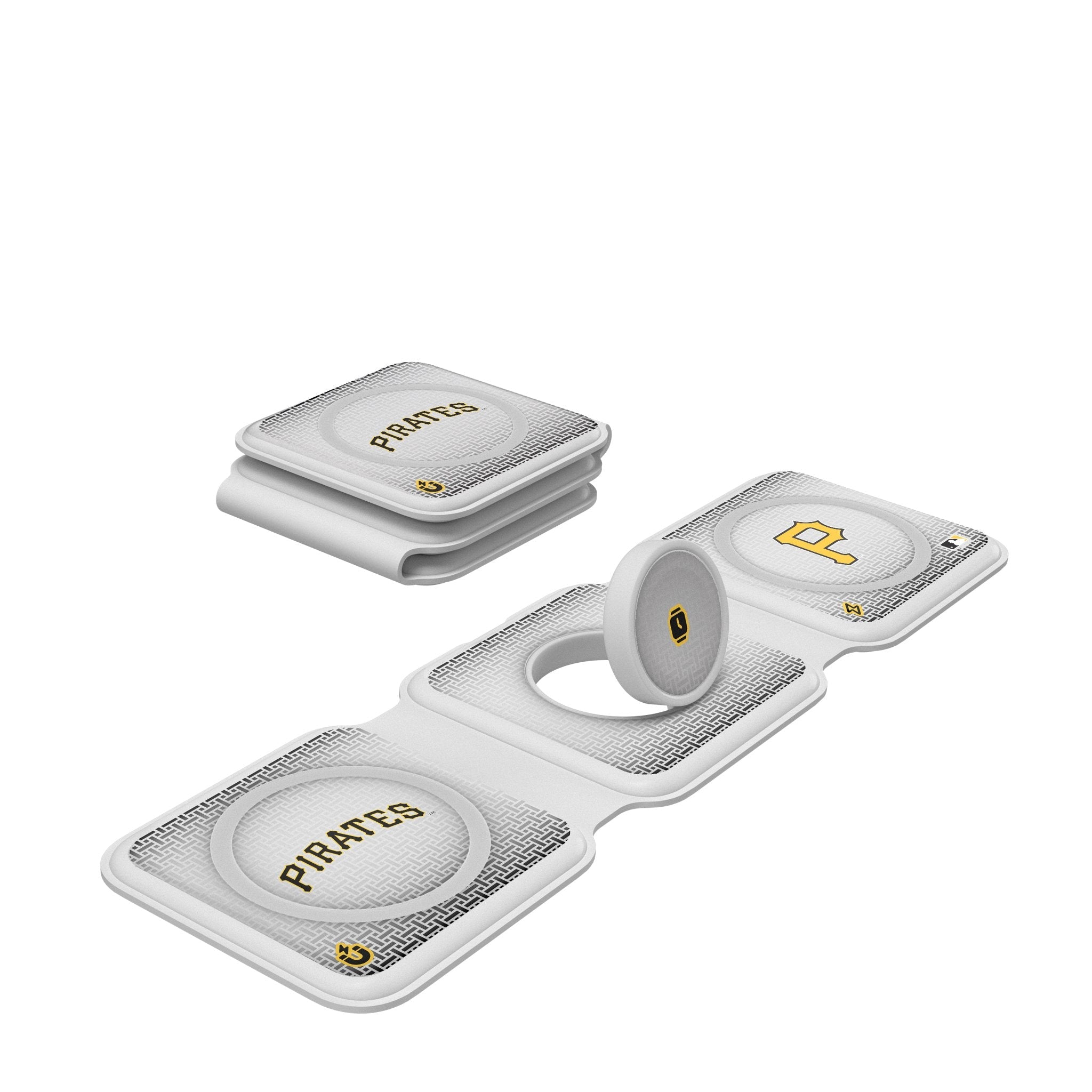 Pittsburgh Pirates Linen Foldable 3 in 1 Charger 1