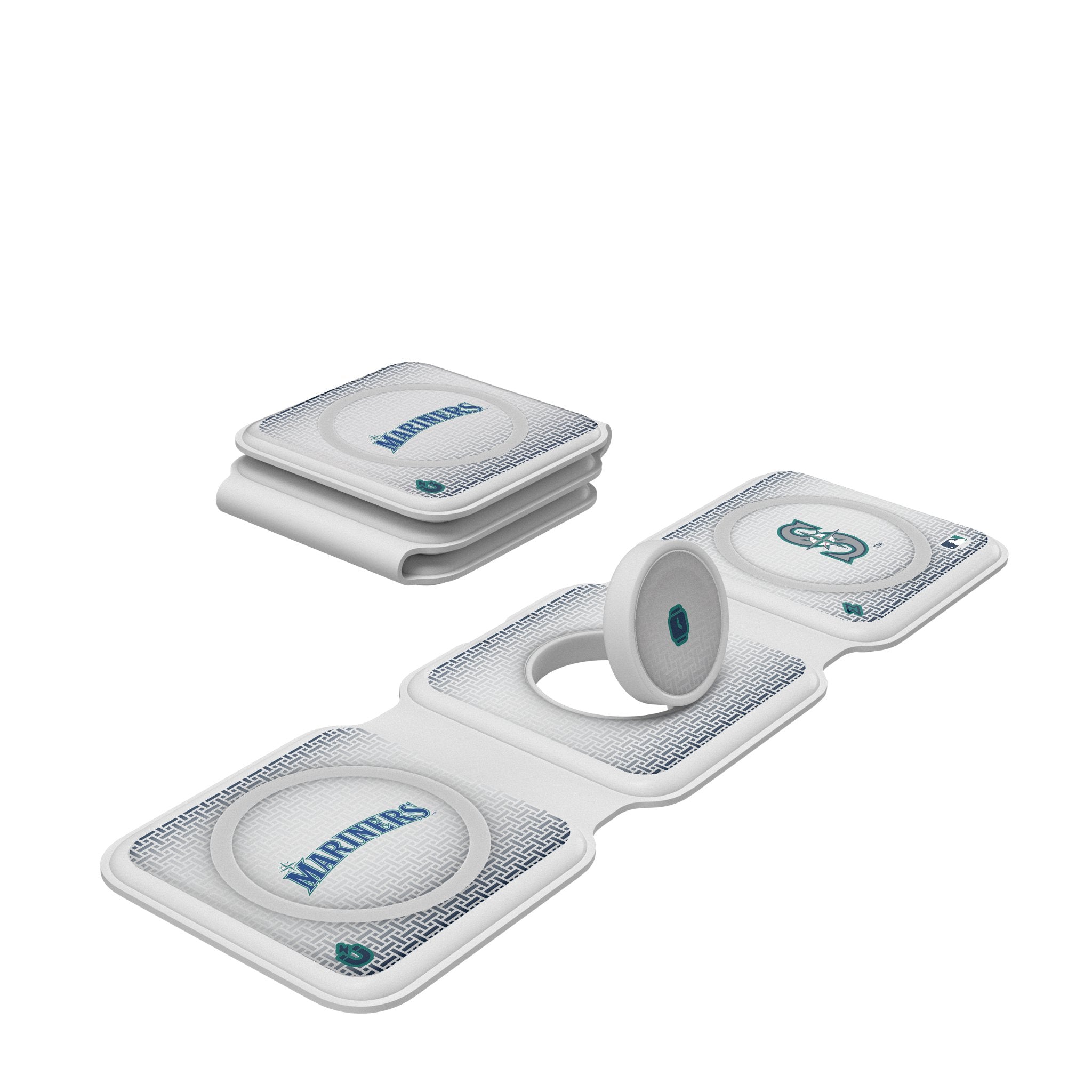 Seattle Mariners Linen Foldable 3 in 1 Charger 1