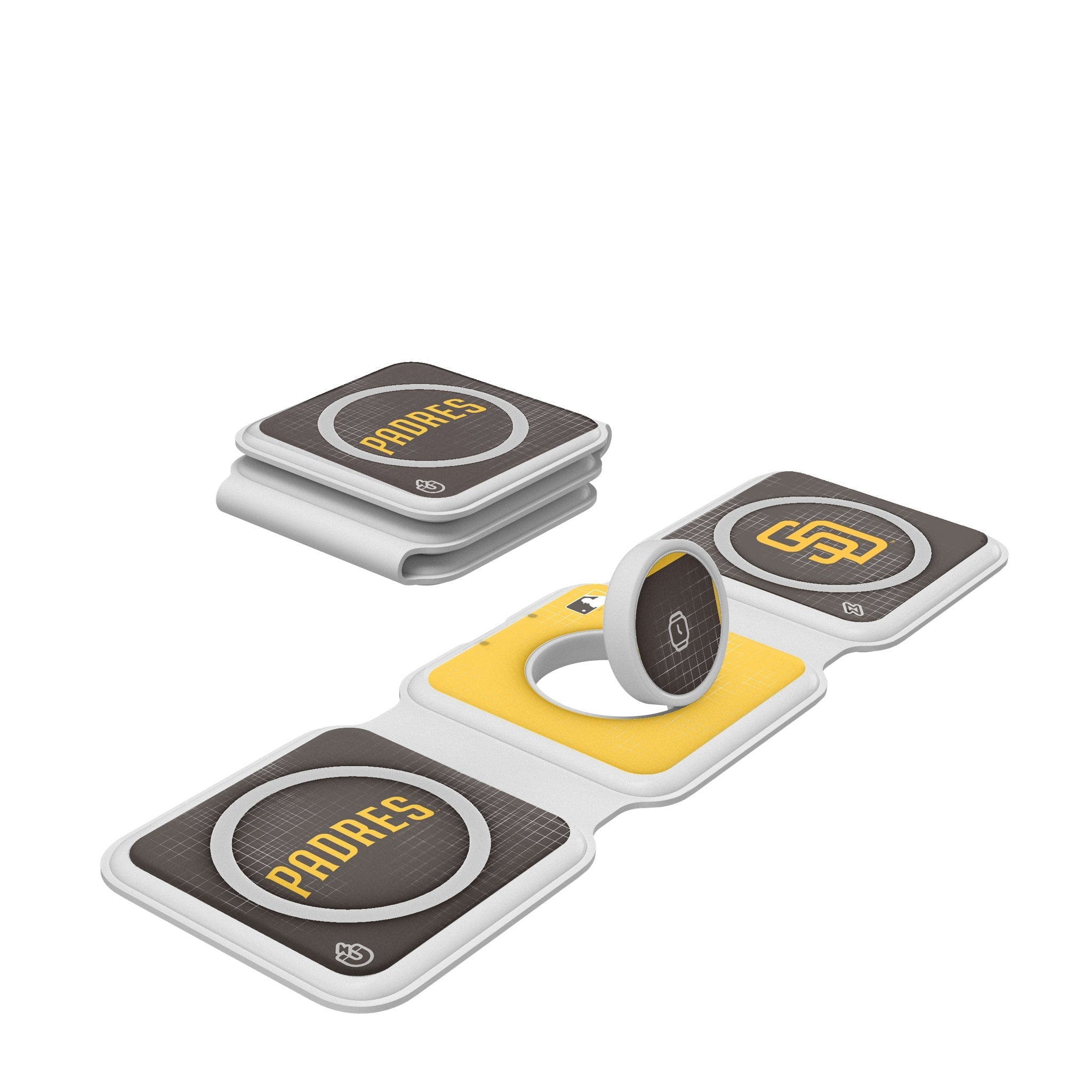 San Diego Padres Hatch Foldable 3 in 1 Charger 1