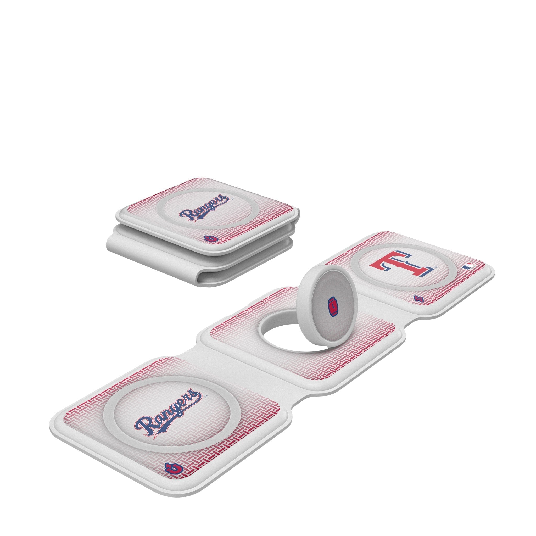 Texas Rangers Linen Foldable 3 in 1 Charger