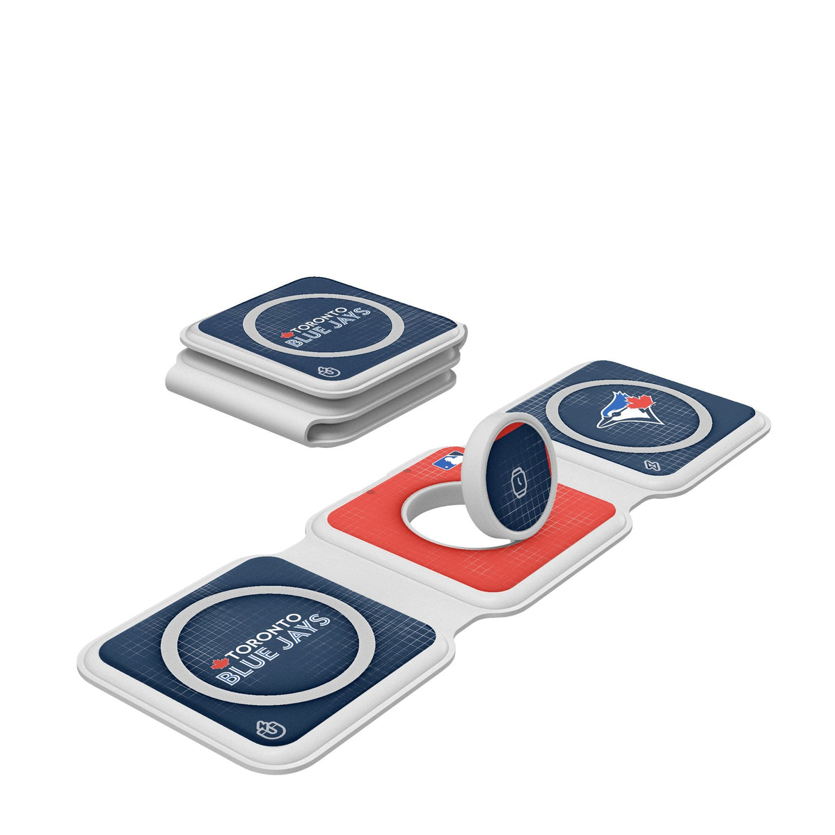 Toronto Blue Jays Hatch Foldable 3 in 1 Charger 1