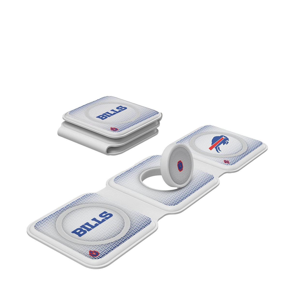 Buffalo Bills Linen Foldable 3 in 1 Charger 1