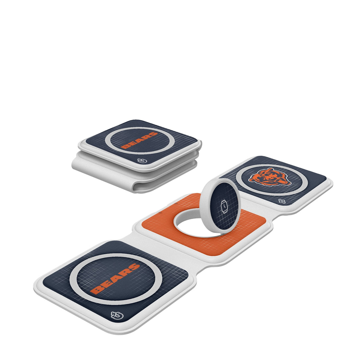 Chicago Bears Hatch Foldable 3 in 1 Charger 1