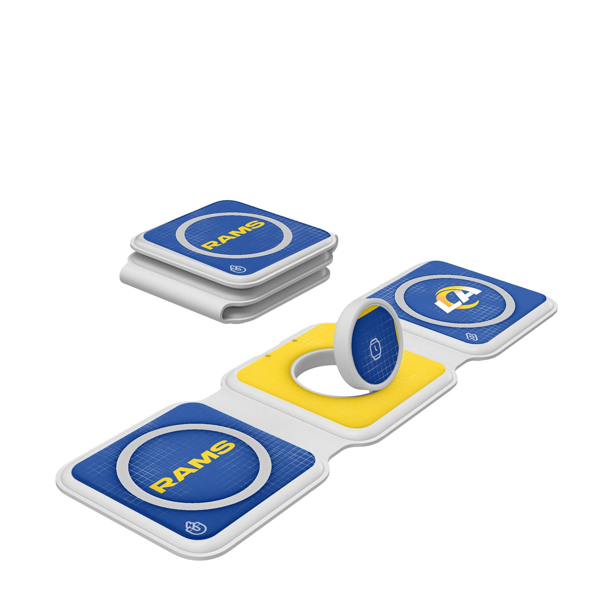 Los Angeles Rams Hatch Foldable 3 in 1 Charger 1