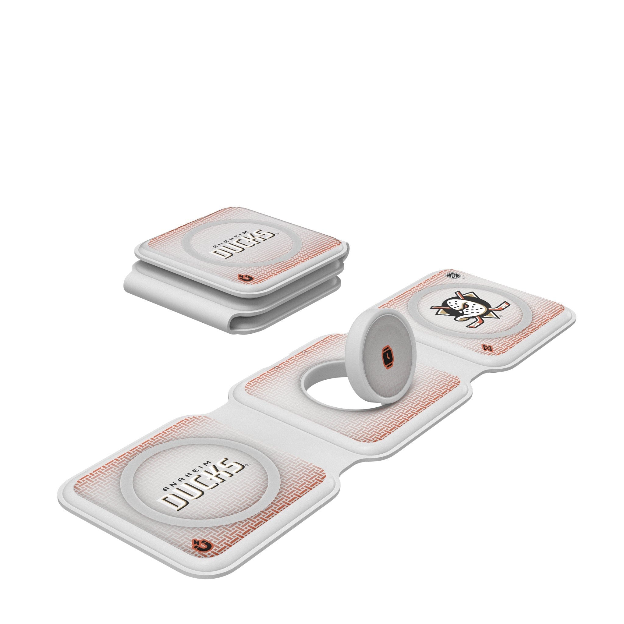 Anaheim Ducks Linen Foldable 3 in 1 Charger 1