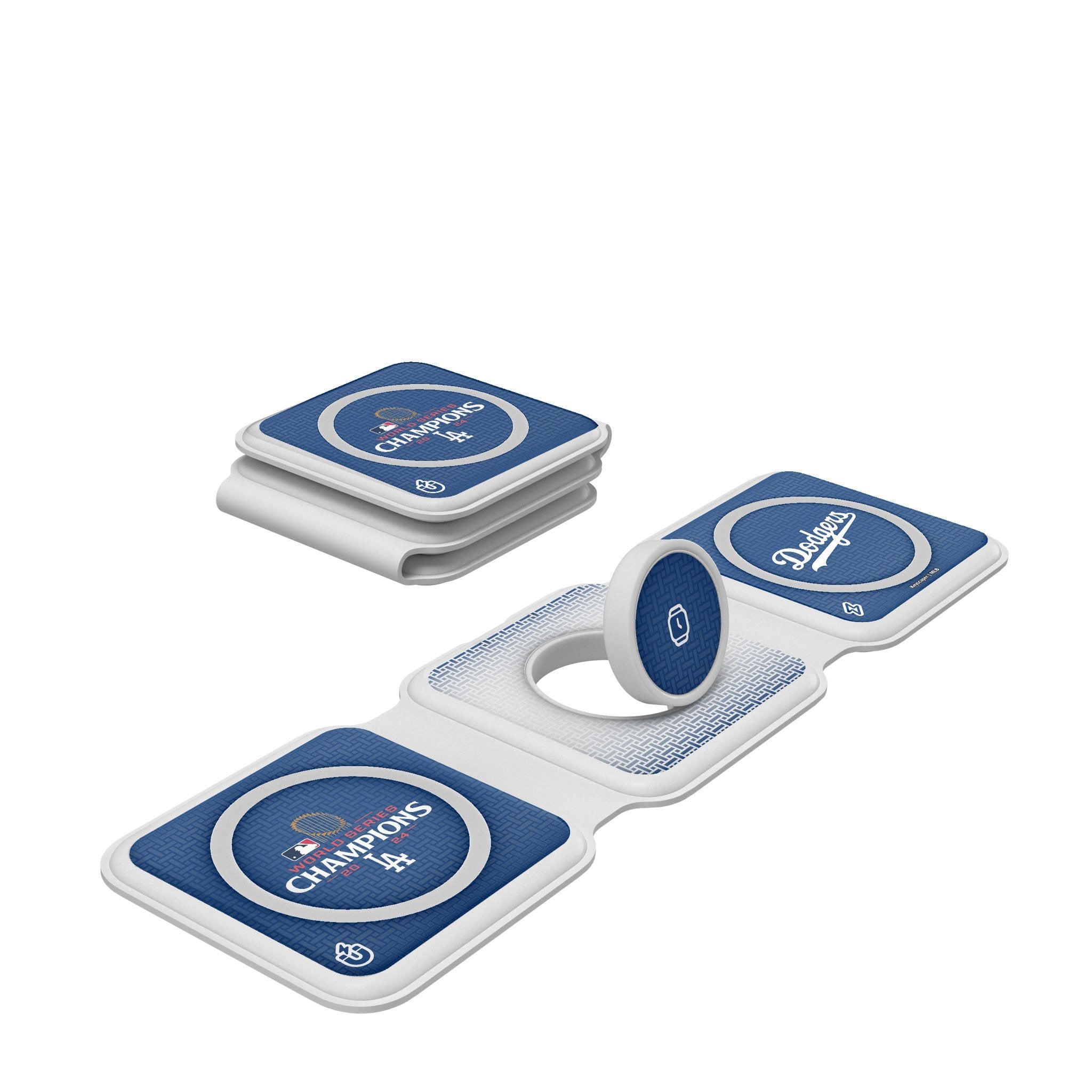 LA Dodgers 2024 MLB World Series Foldable 3 in 1 Charger 1