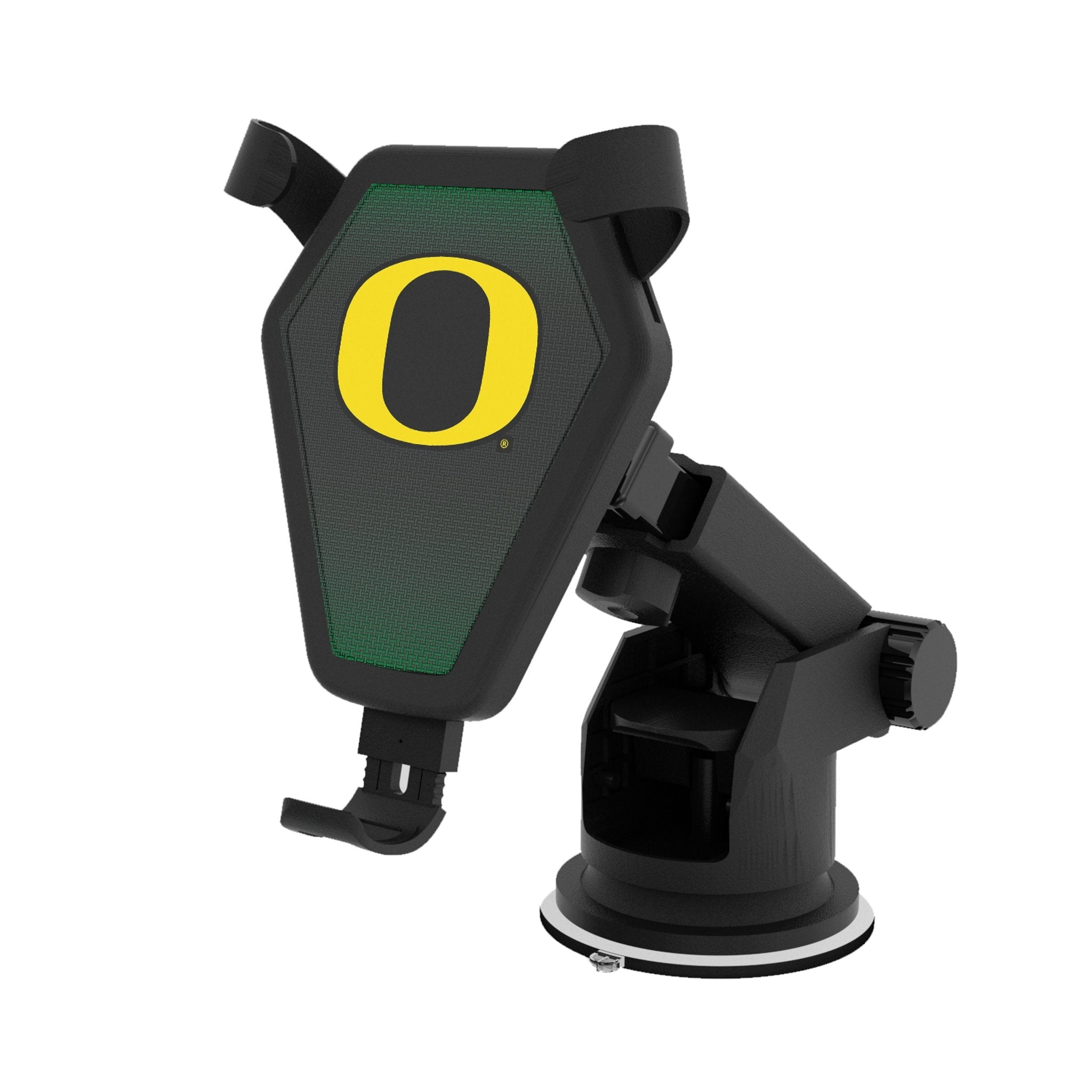 University of Oregon Ducks Linen Wireless Car Charger 1