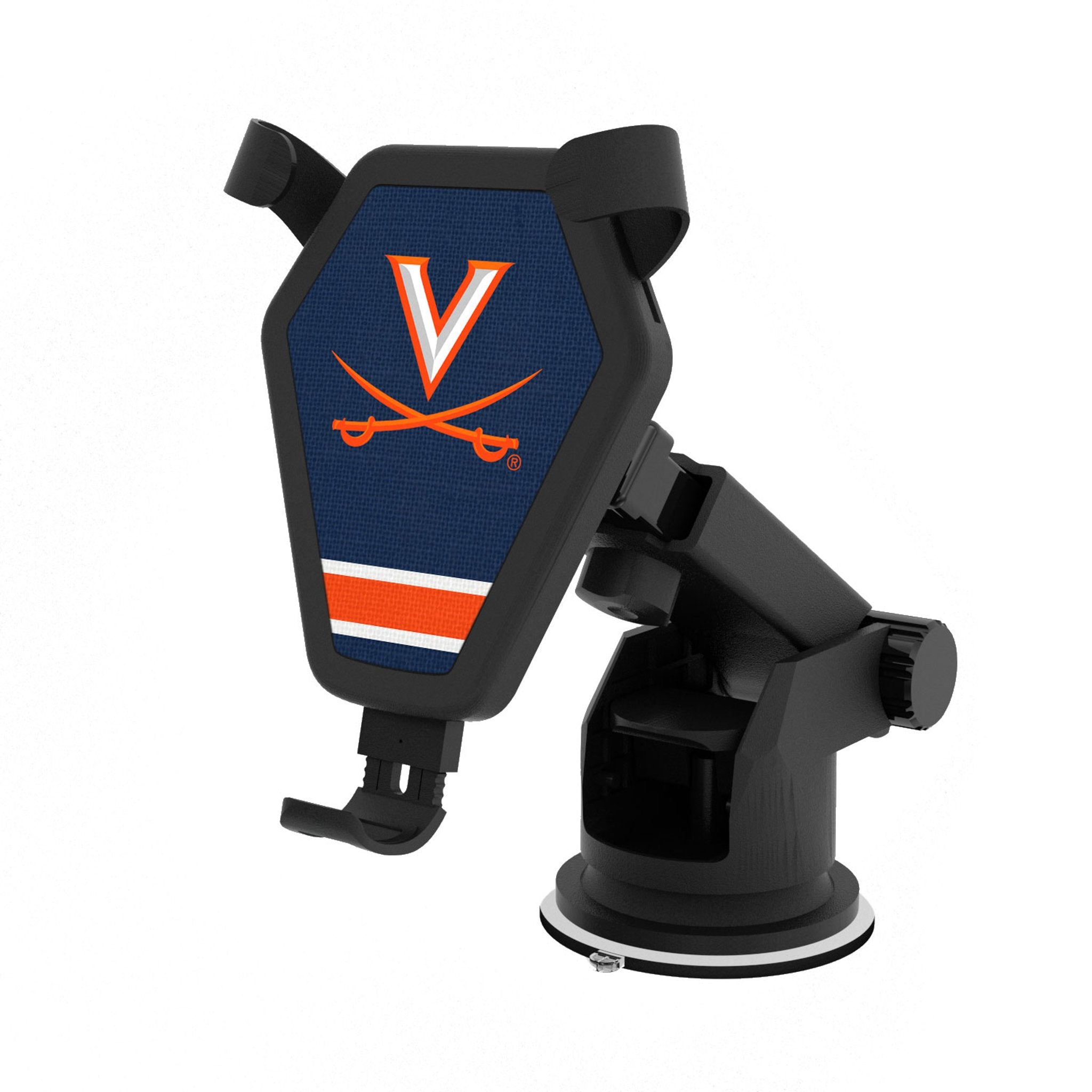 University of Virginia Cavaliers Stripe Wireless Car Charger 1